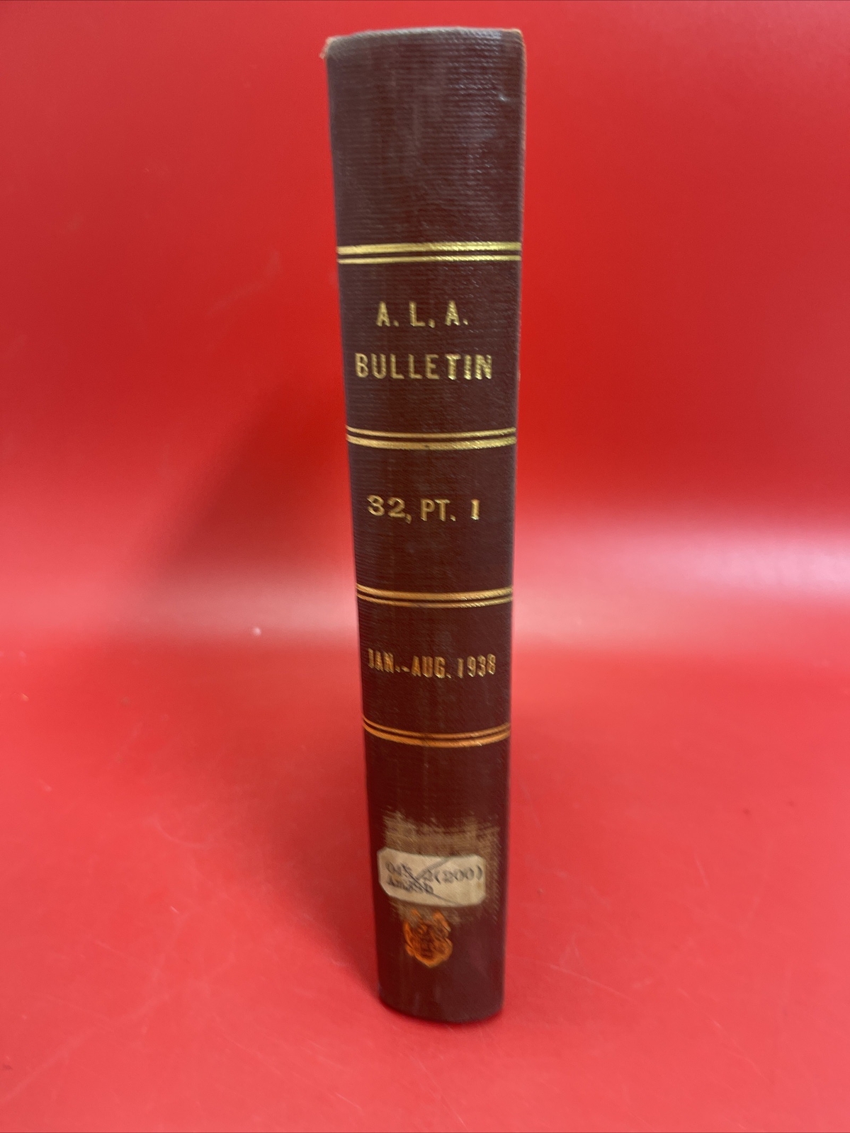 American Library Association ALA Bulletin Magazines/ Lot Of 8 Jan.-Aug.1938