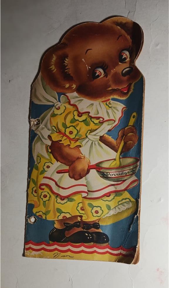 MOTHER BEAR MARGOT VOIGT SAMUEL LOWE COMPANY 1941 DIE-CUT