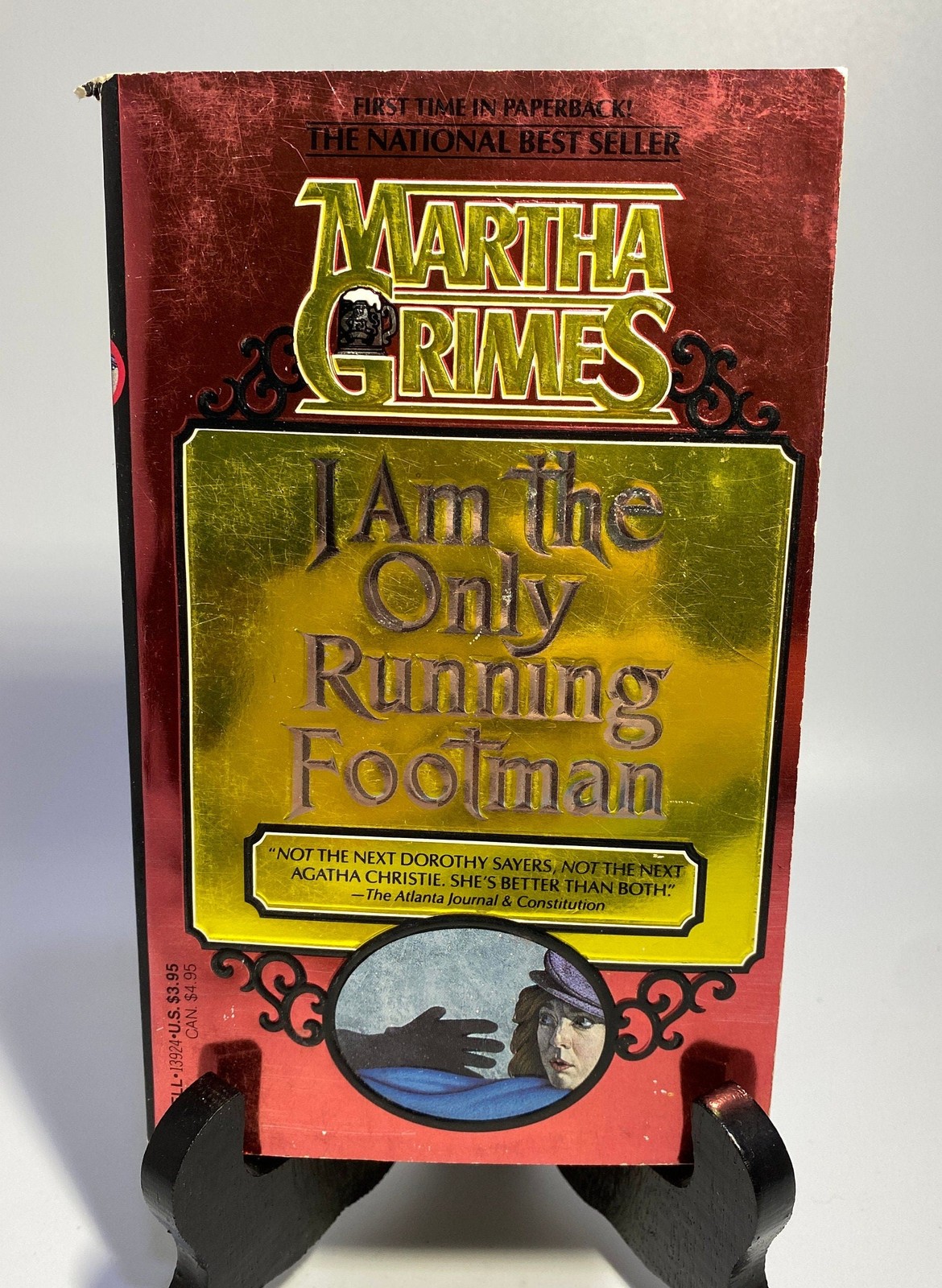 Vintage ‚I Am the Only Running Footman‘ by Martha Grimes Paperback Book 1986