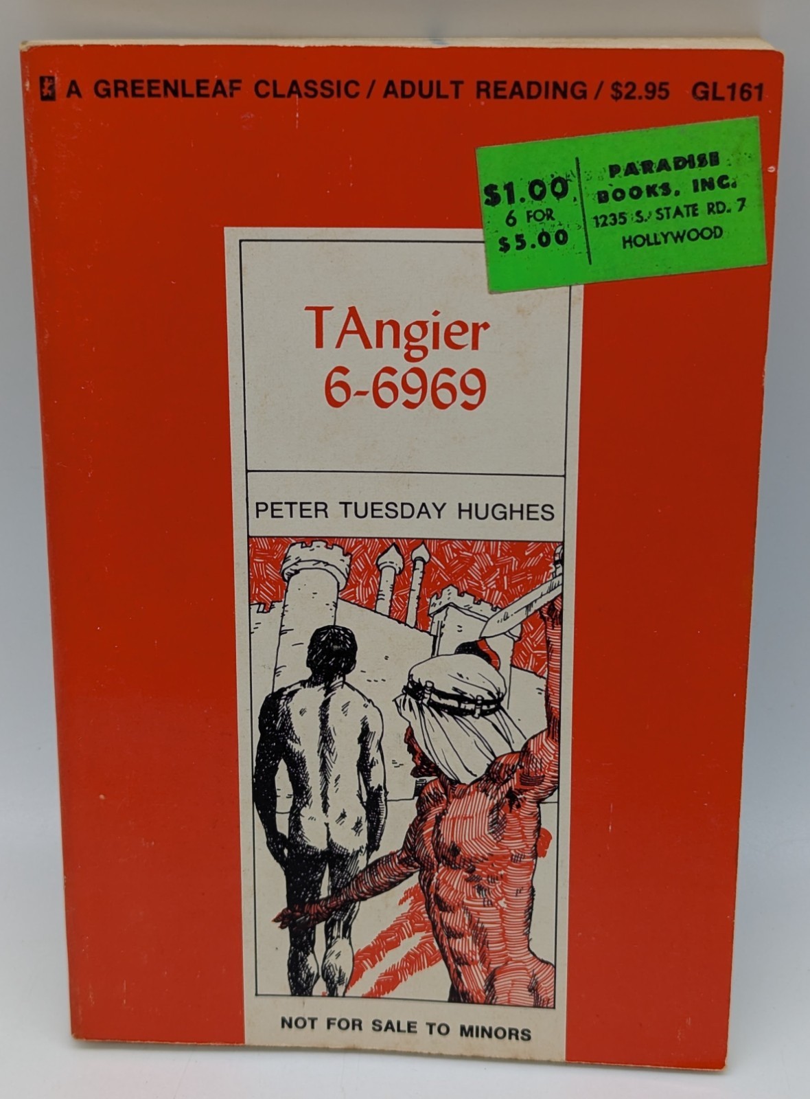 1970 TAngier 6-6969 Peter Tuesday Hughes GL161 Greenleaf Classics Gay Paperback