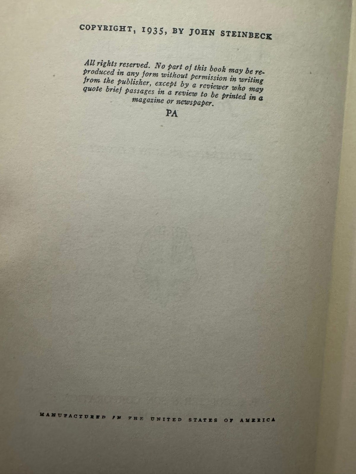 3 Vintage John Steinbeck Books = 16 Short Stories Collier Tortilla Cannery Mice