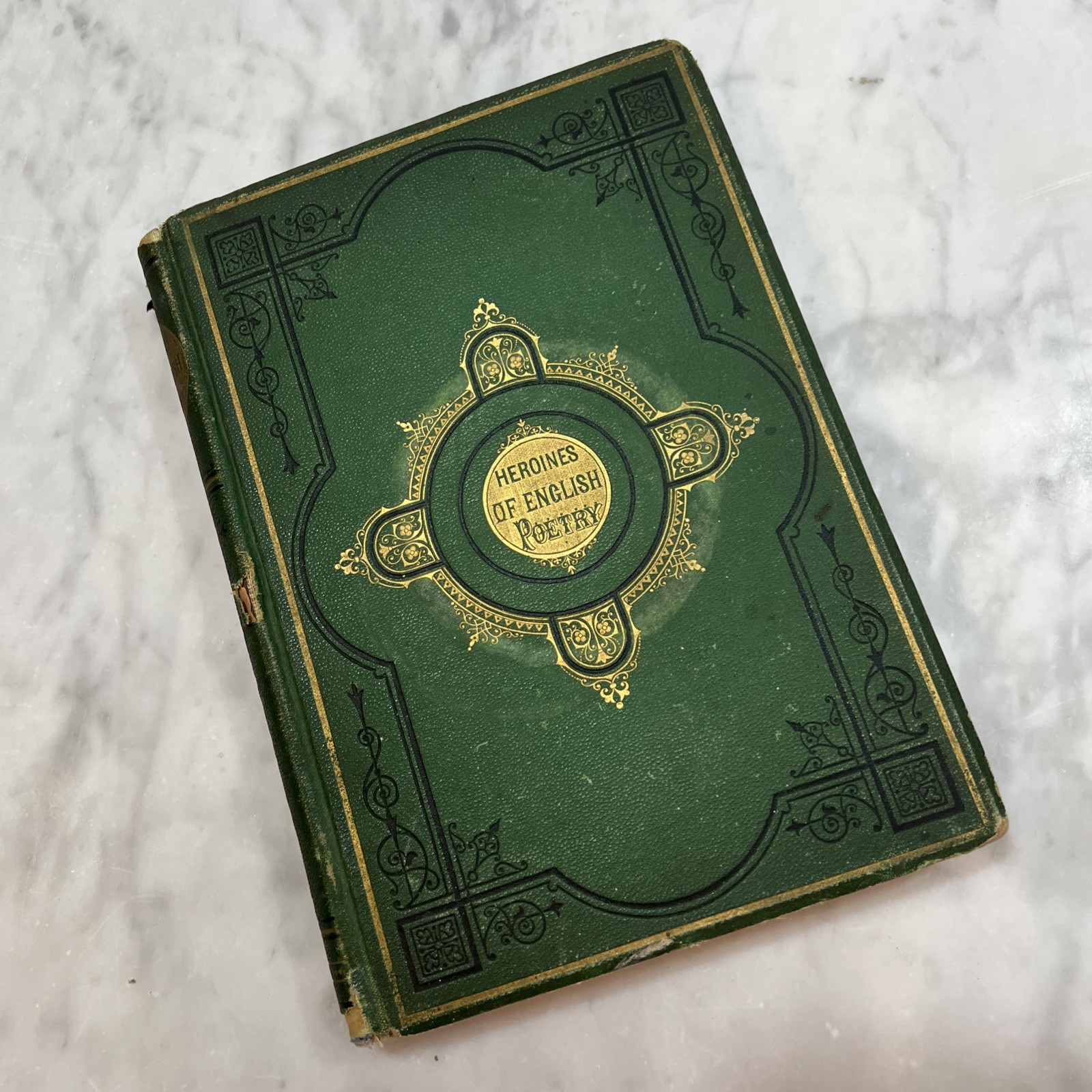 Heroines Of English Poetry 1873 JB Lippincott Hardcover