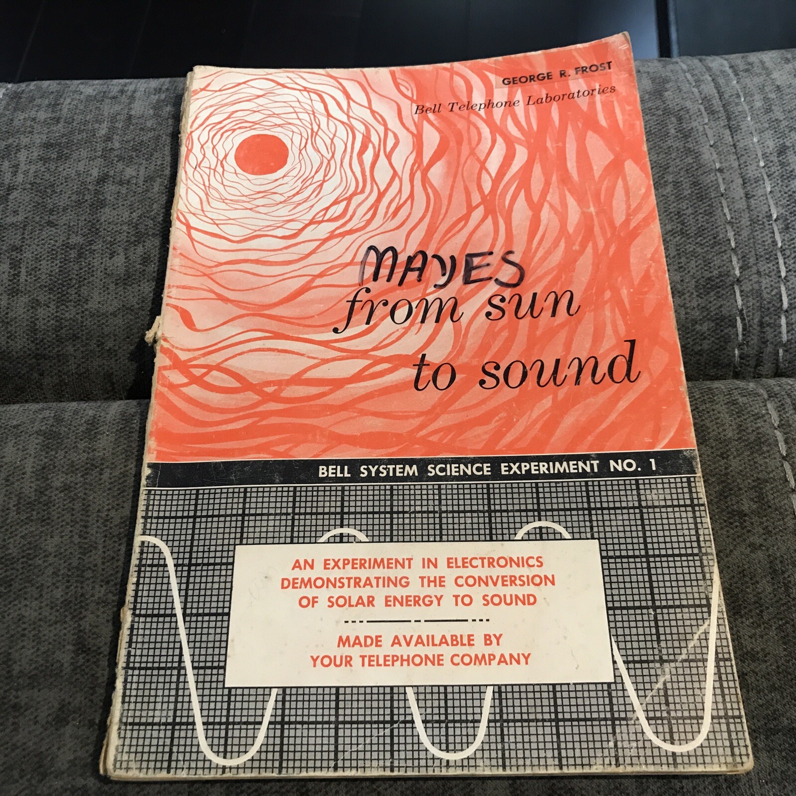 From Sun To Sound – G. R. Frost Bell Telephone Laboratories 1964 Experiment No.1