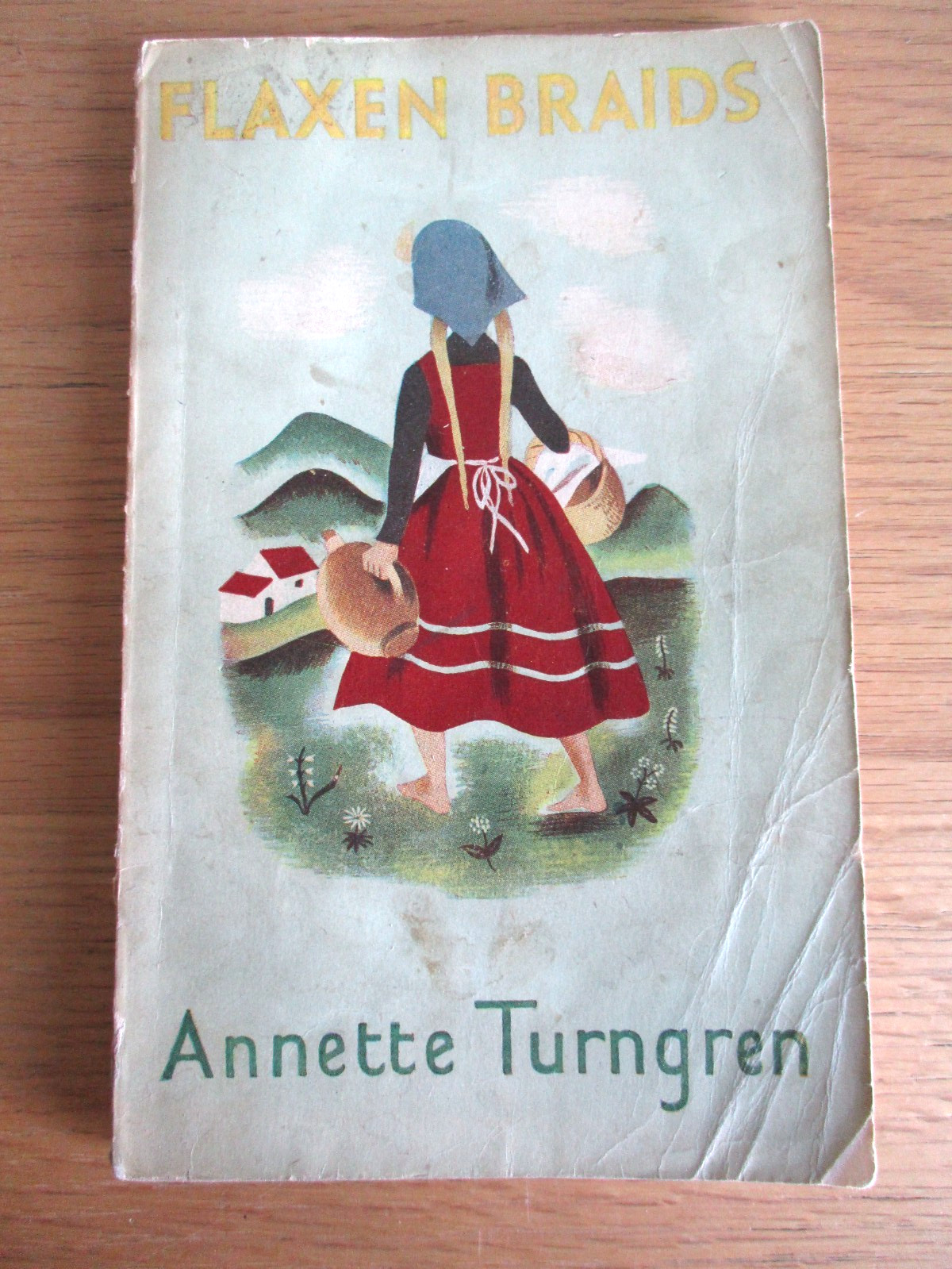 PUFFIN ANNETTE TURNGREN Flaxen Braids 1945 PS20 VINTAGE Paperback Book