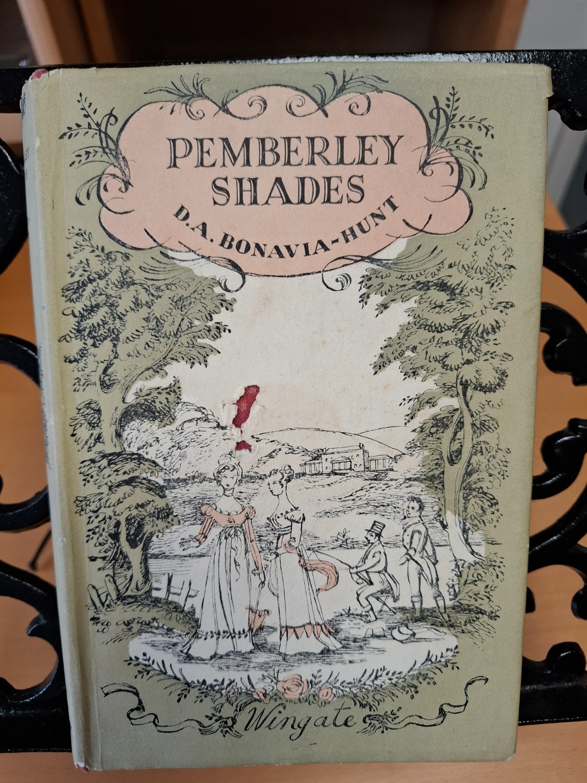 Pemberley Shades D A Bonavia-Hunt Allan Wingate 1949 Signed 1st Ed Jane Austen