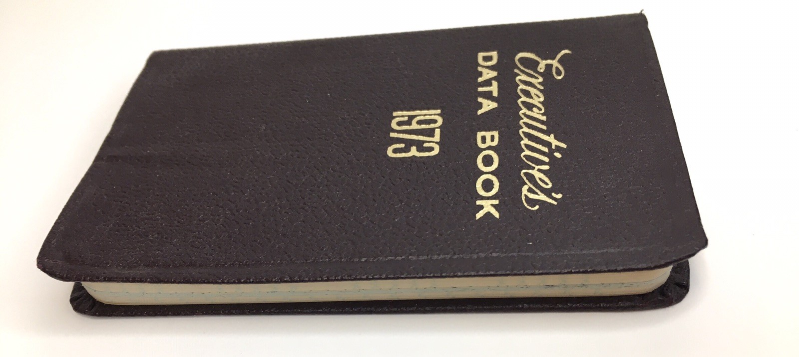 Executive Data Book 1973 Prentice Hall Inc. Unused Color Map Inside Pocket Size