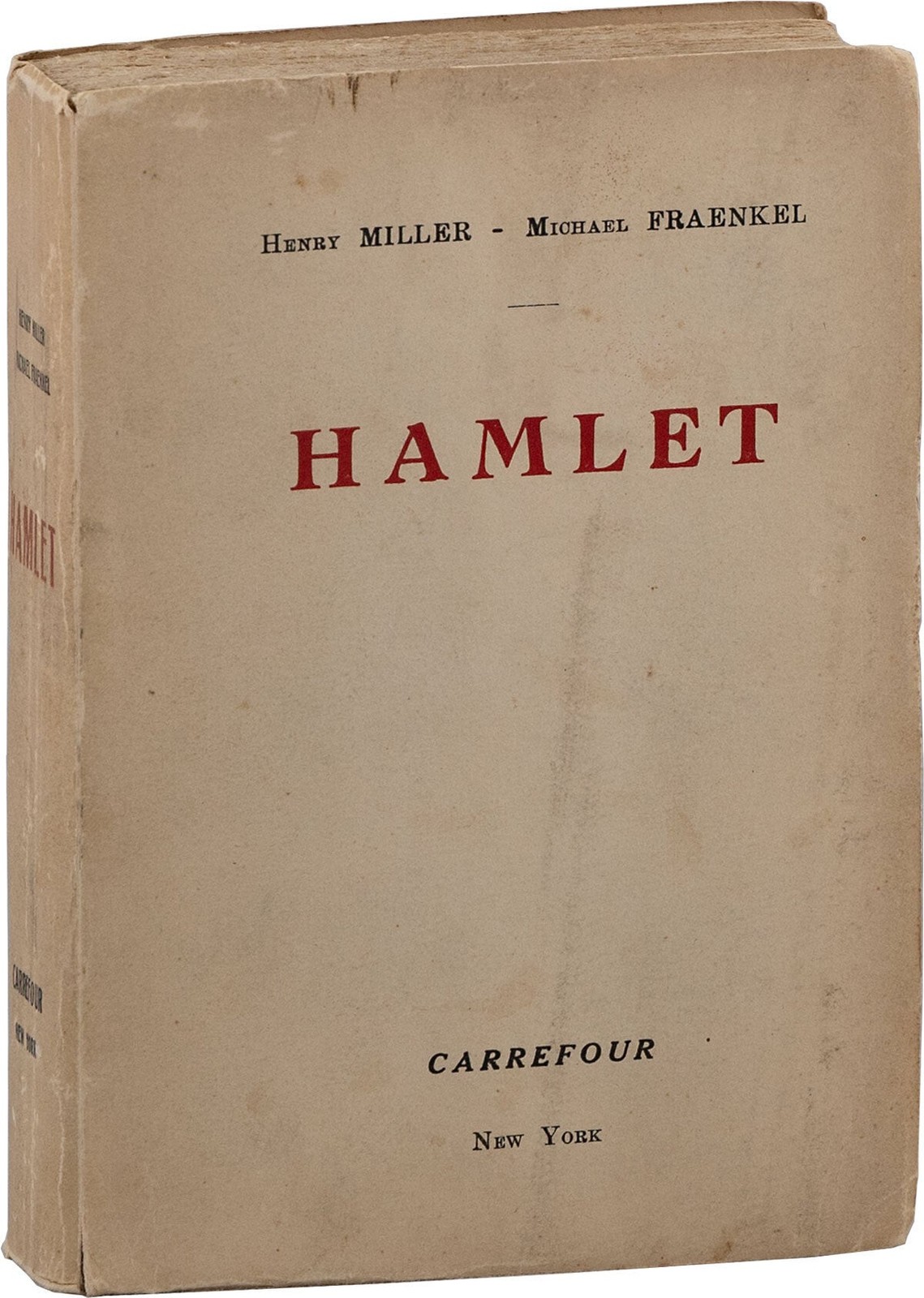 Henry Miller & Michael Fraenkel HAMLET (v.II) – Editions Carrefour 1941, VG Copy