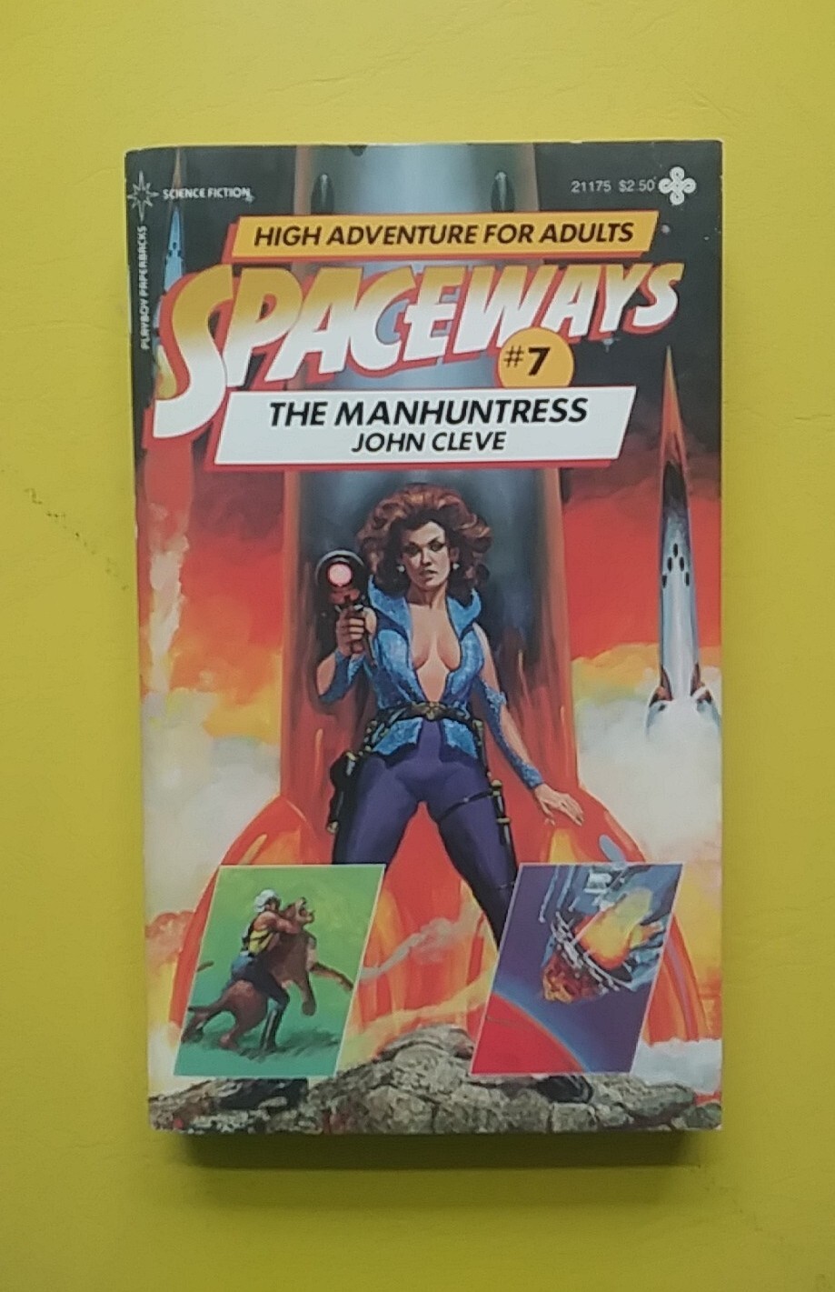 The Manhuntress- Spaceways #7 by John Cleve High Adventure for Adults – 1982