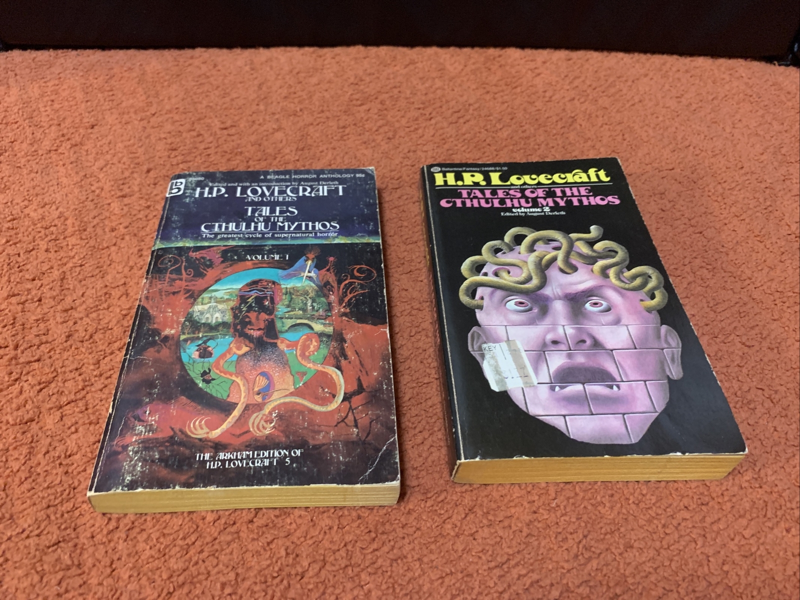 VTG H.P. Livecraft Tales of the Cthulhu Mythos Vol. 1 & 2 1970’s