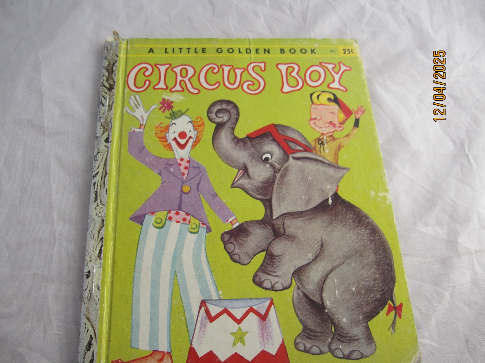 Circus Boy, by Irwin Shapiro, A Little Golden Book 1957