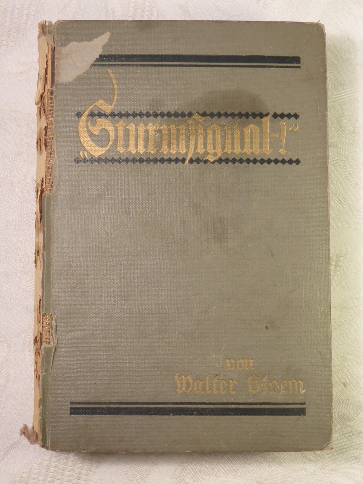 Storm Signal – ! Walter Bloem 1918 Grethlein & Co. Leipzig 378 Num. pages