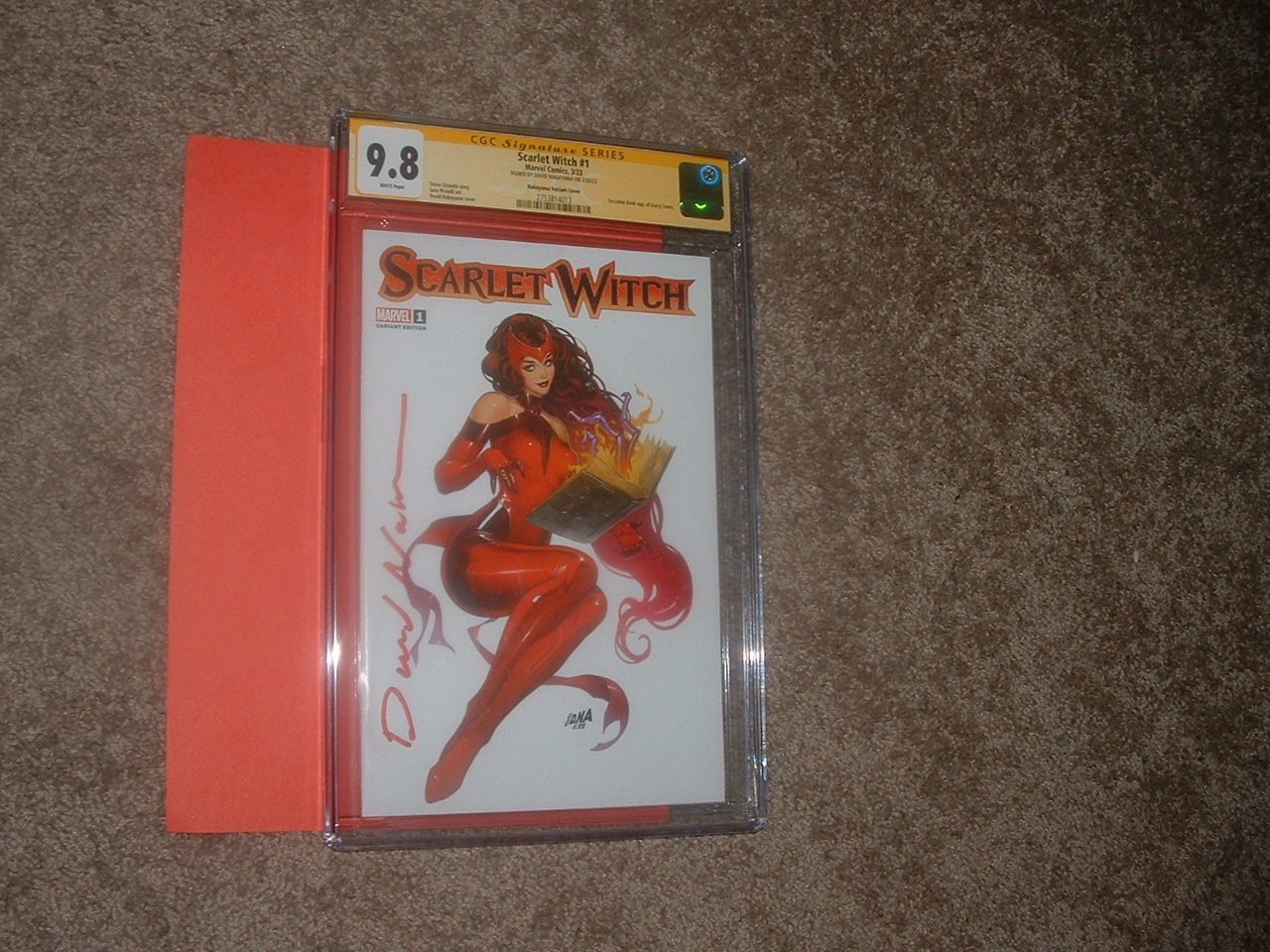 2023 Marvel Scarlet Witch 1 Nakayama Variant Beautiful! Signed CGC 9.8 Fast Ship