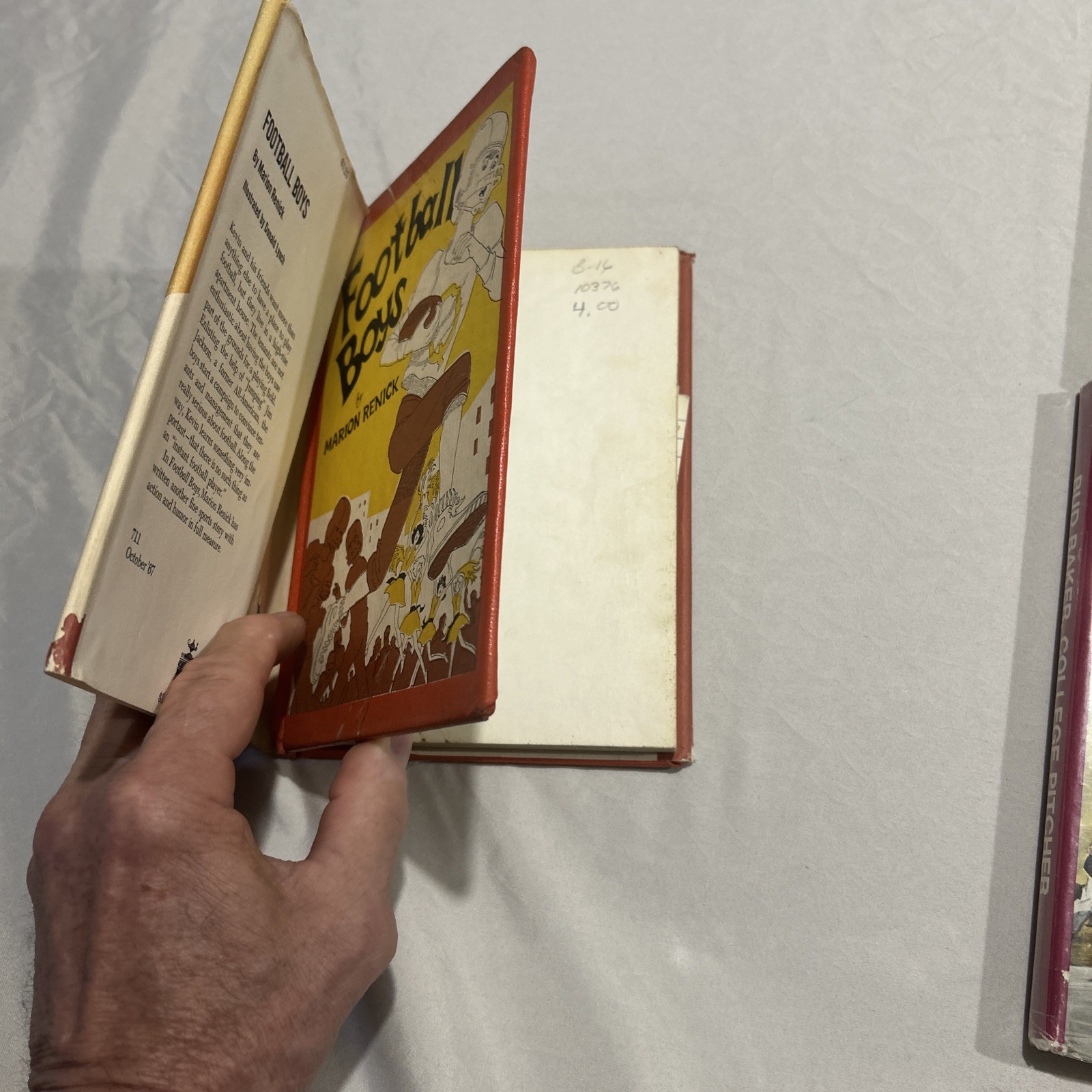 Sports Books, 1960S, Bud Baker, Chip, Hinton, Etc. Lots Of Five.