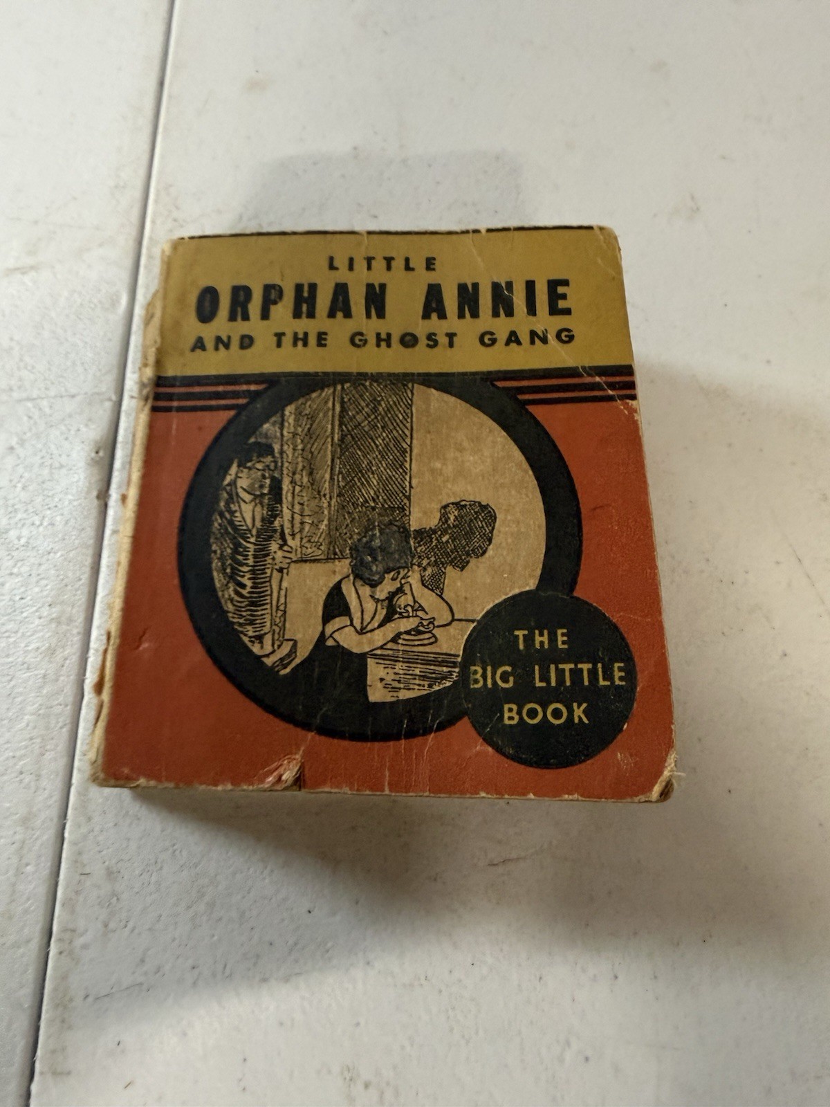 1935 Little Orphan Annie and the Ghost Gang Big Little Book Whitman