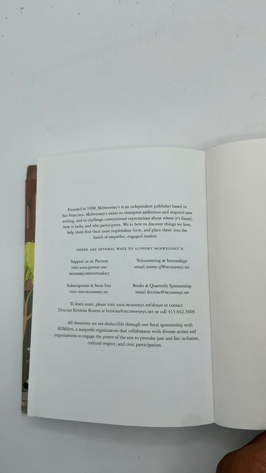 McSweeney’s Quarterly Concern, Issue 50 Dave Eggers (Editor) Hardcover 2017