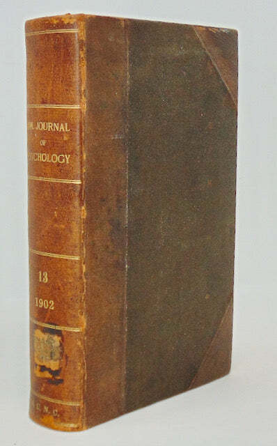 American Journal of Psychology: Historical Study of the Edwardean Revivals 1902