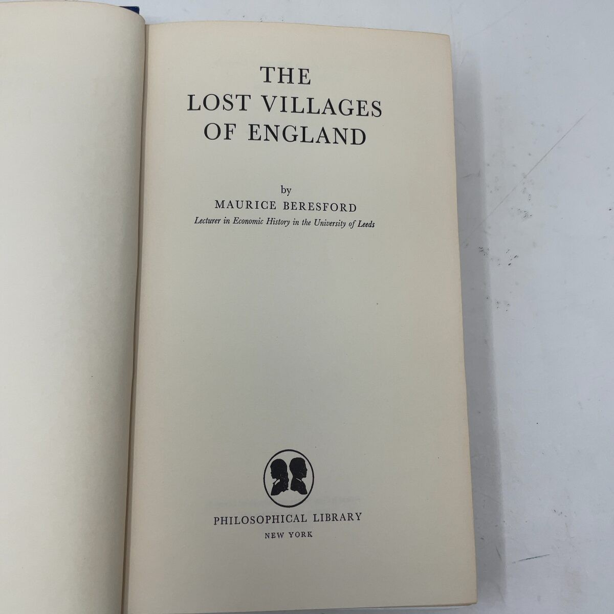 The Lost Villages of England by Maurice Beresford PB First Edition Very Good 19