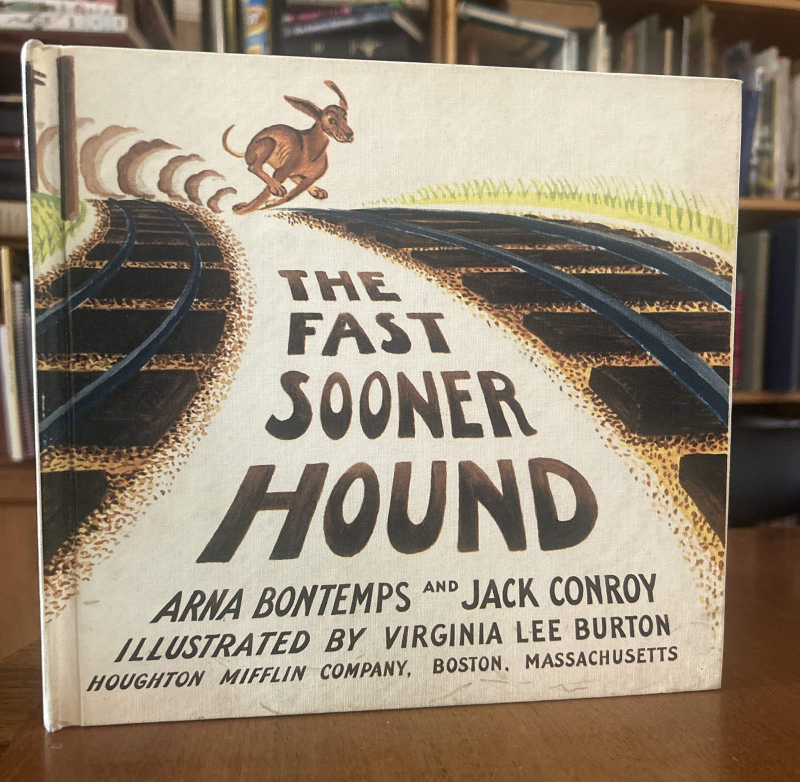 The Fast Sooner Hound by Bontemps/ Conroy/ Virginia Lee Burton 1942 1st Print HC