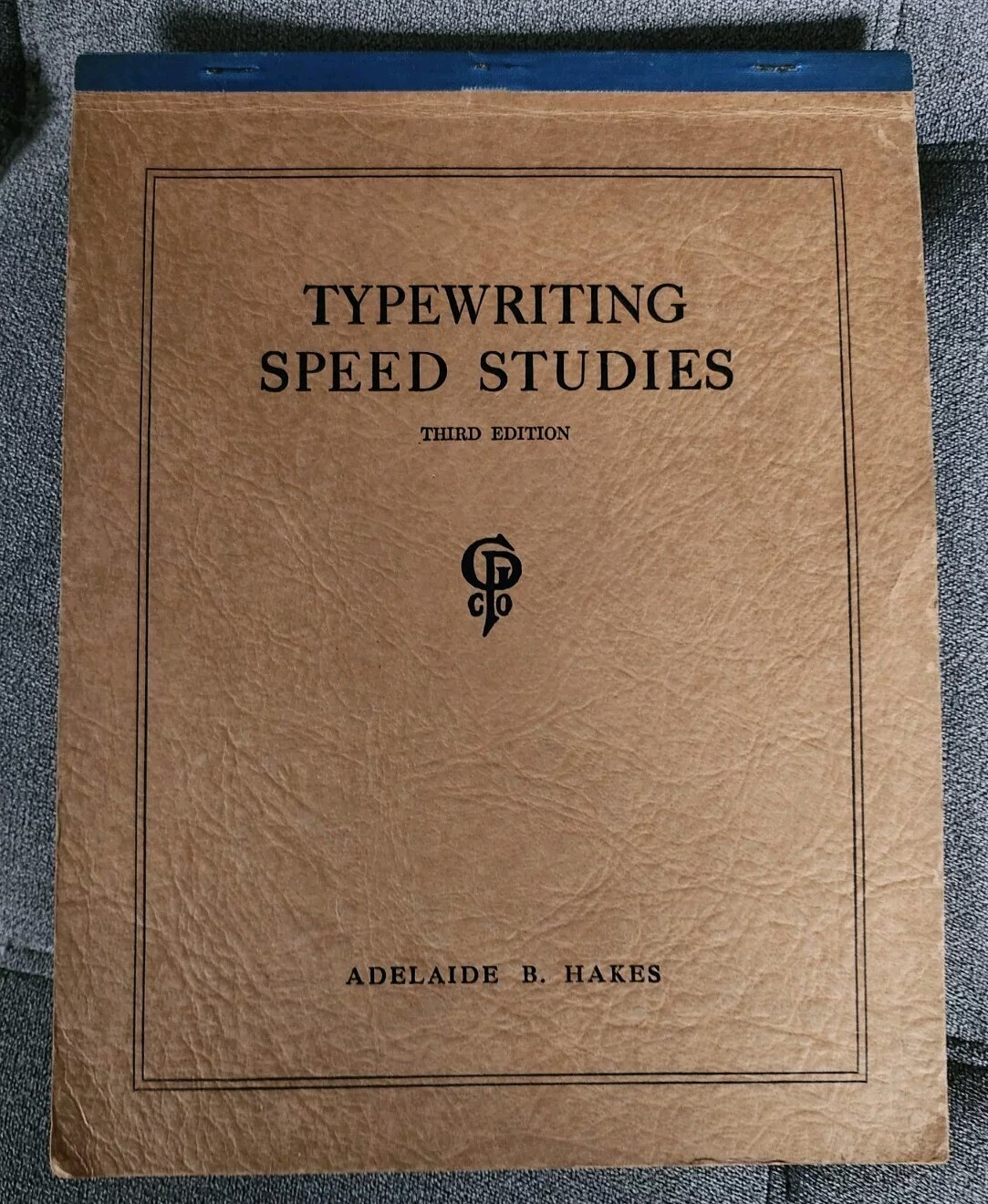 TYPEWRITING Speed Studies 1938 Gregg Publishing Typing Book 3rd Edition