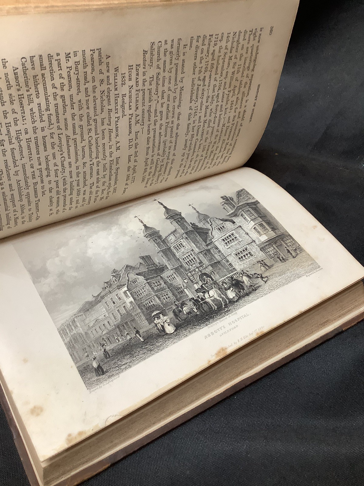 Vol.1 Only 1841 Topographical History Of Surrey By Brayley HB