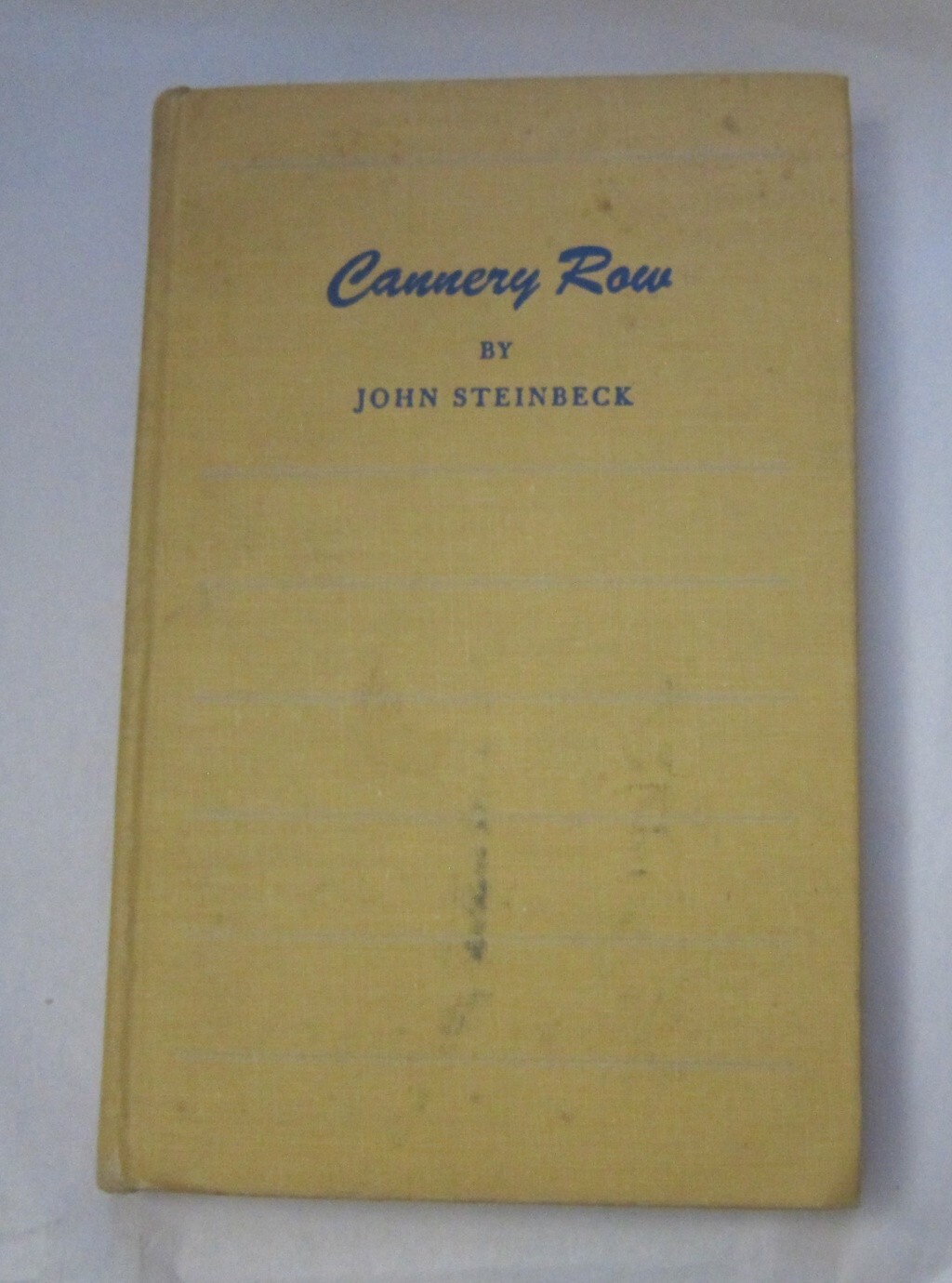 Cannery Row by John Steinbeck First Edition True 1st State Printing Buff Cloth