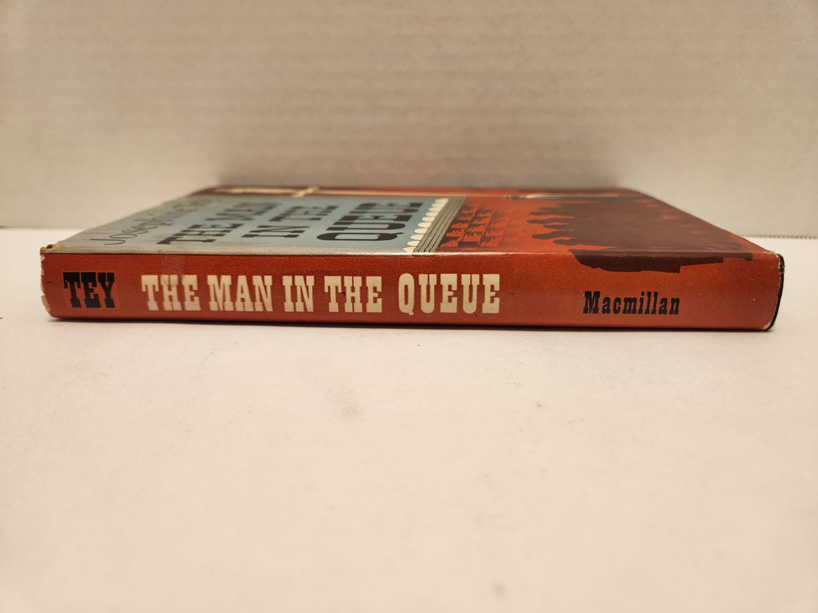 The Man in the Queue Josephine Tey Macmillan 1953 4th Print HCDJ Free Shipping