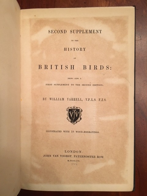 RARE 1843 History of British Birds, Yarrell, Owls Swans Goose Ducks, ORNITHOLOGY