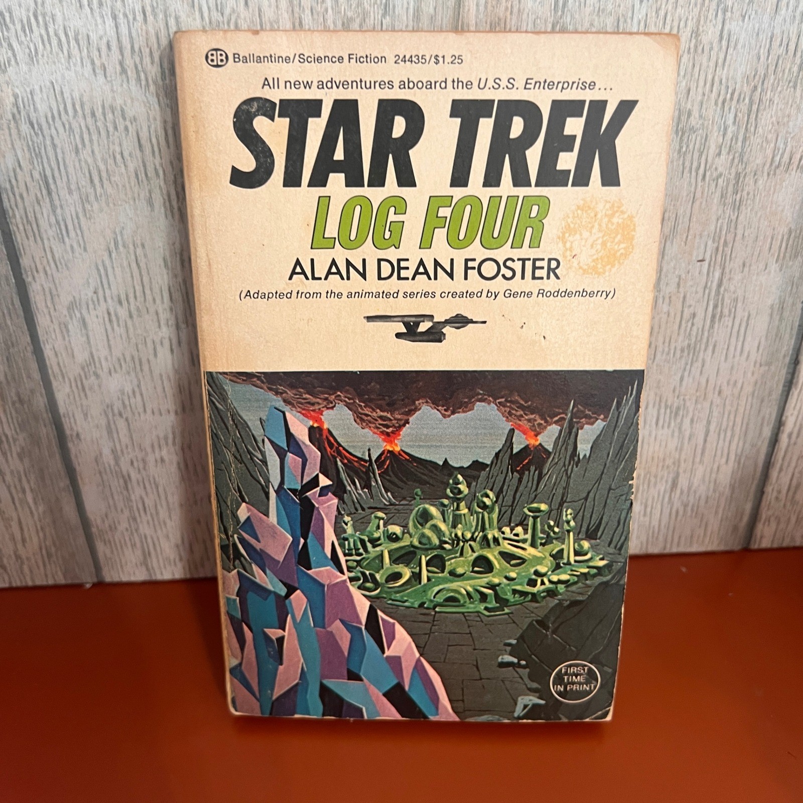 Star Trek Log Four Alan Dean Foster 1st Print 1975 Ballantine Paperback Book