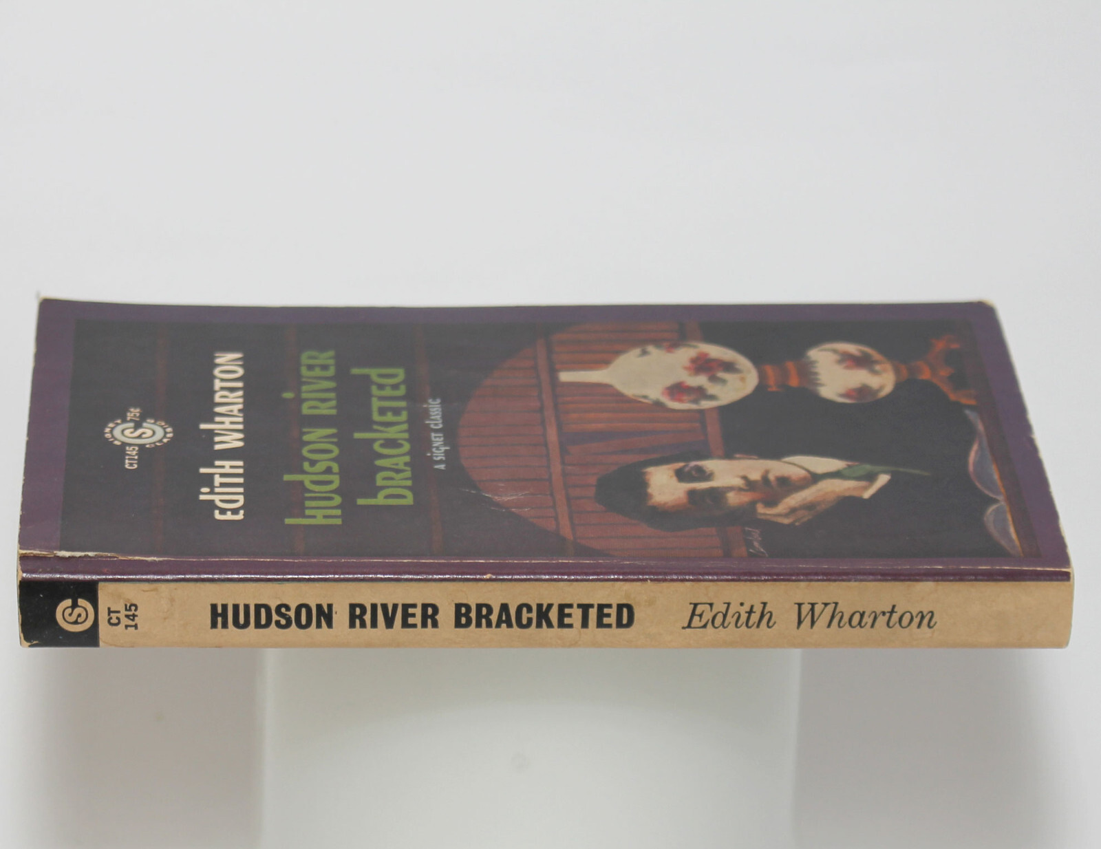 HUDSON RIVER BRACKETED Edith Wharton – Signet Classic 1962 1st Print Vintage PB