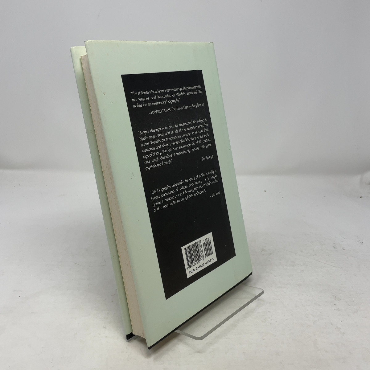 Franz Werfel by Peter Stephan Jungk HC First Edition Like New 1990