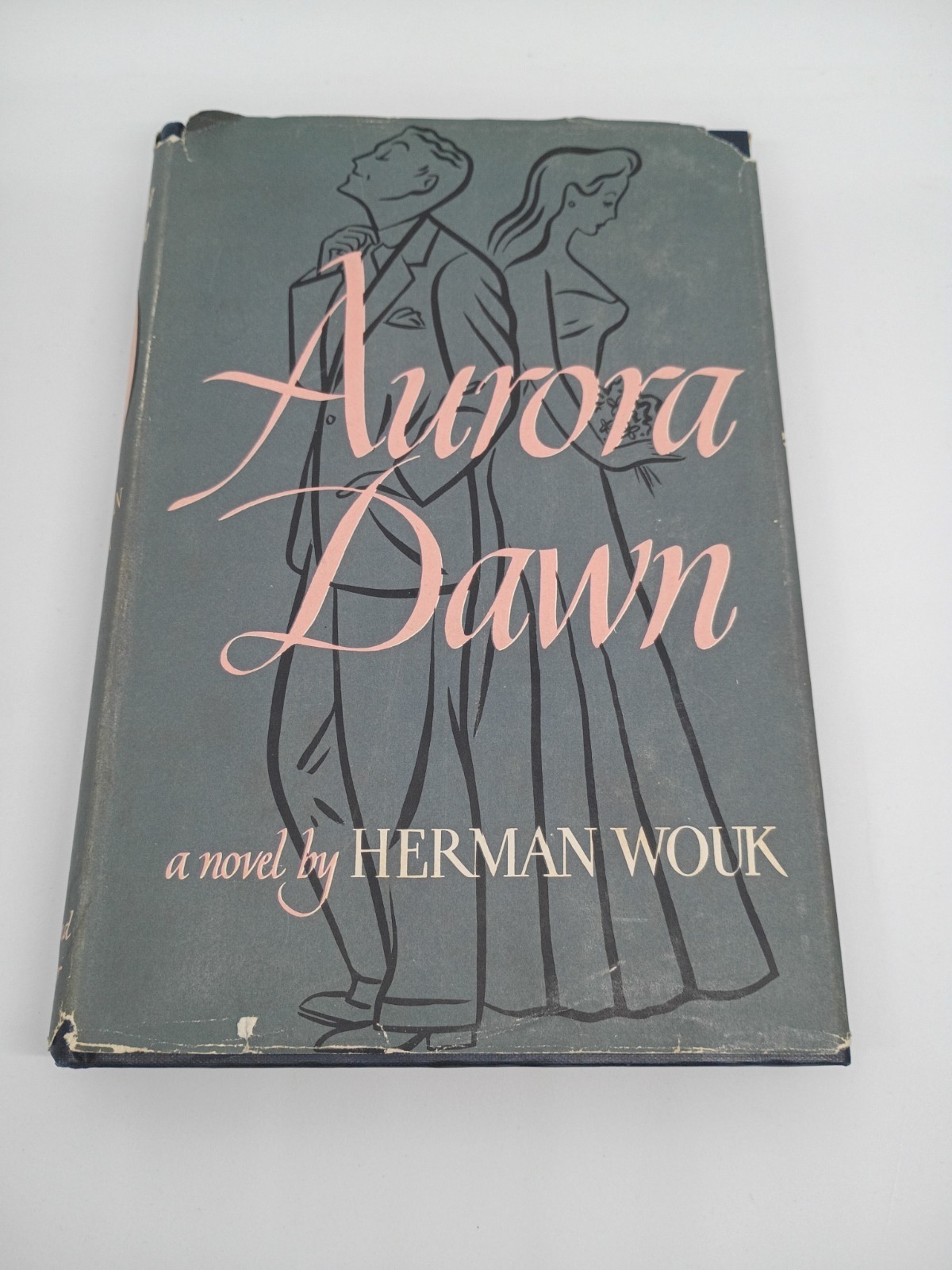 1947 Aurora Dawn Book By Herman Wouk Hardcover + DJ 1st Ed. 1st Wouk Book