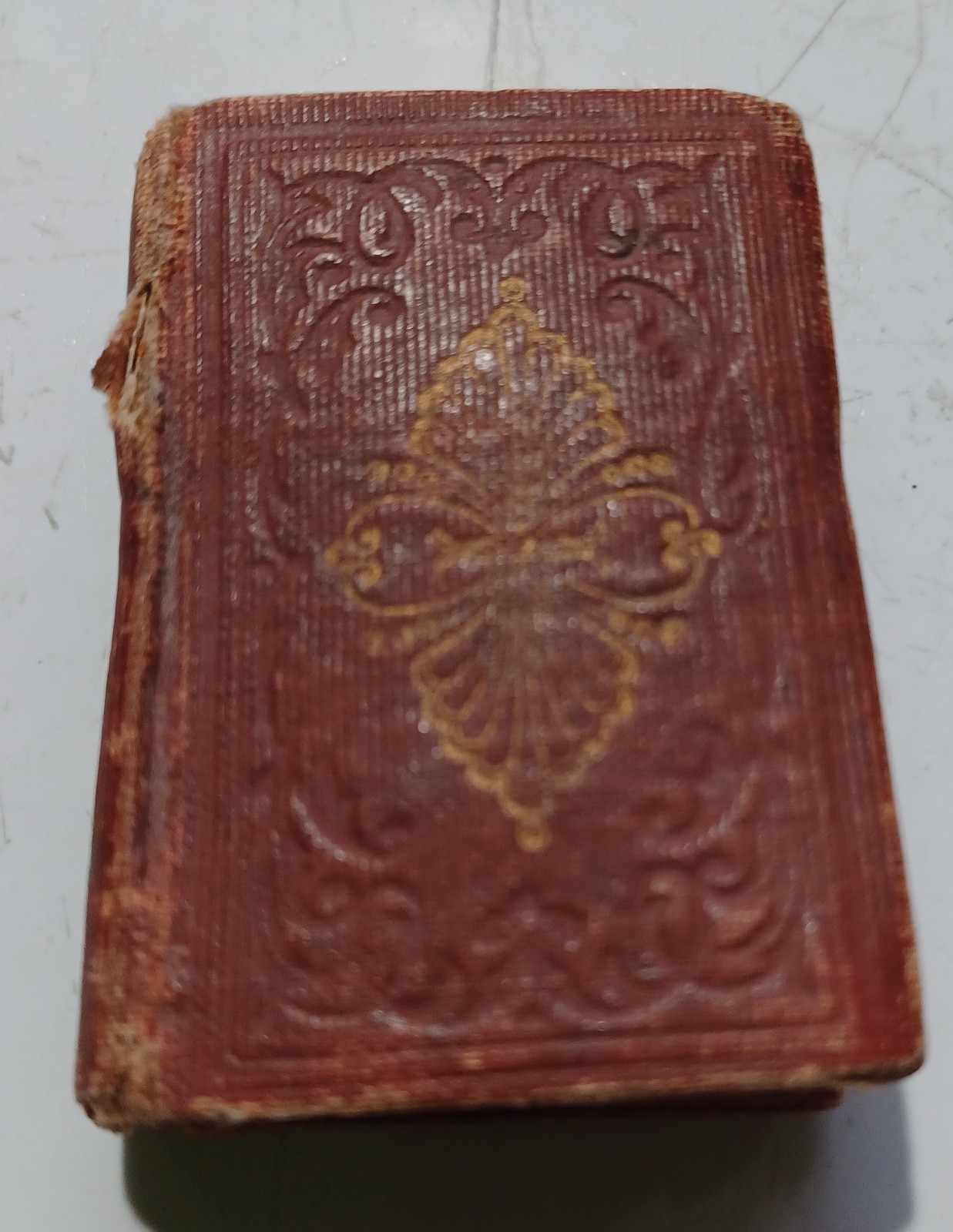 Antique 1800s Dew-Drops American Tract Society Miniature Book Devotional k