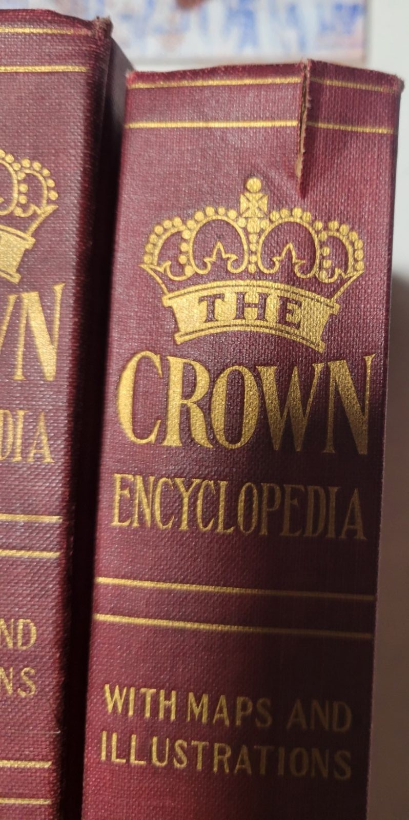 Antique 5 Volume Set CROWN Encyclopedia & Gazetteer 1903 Christian Herald NY