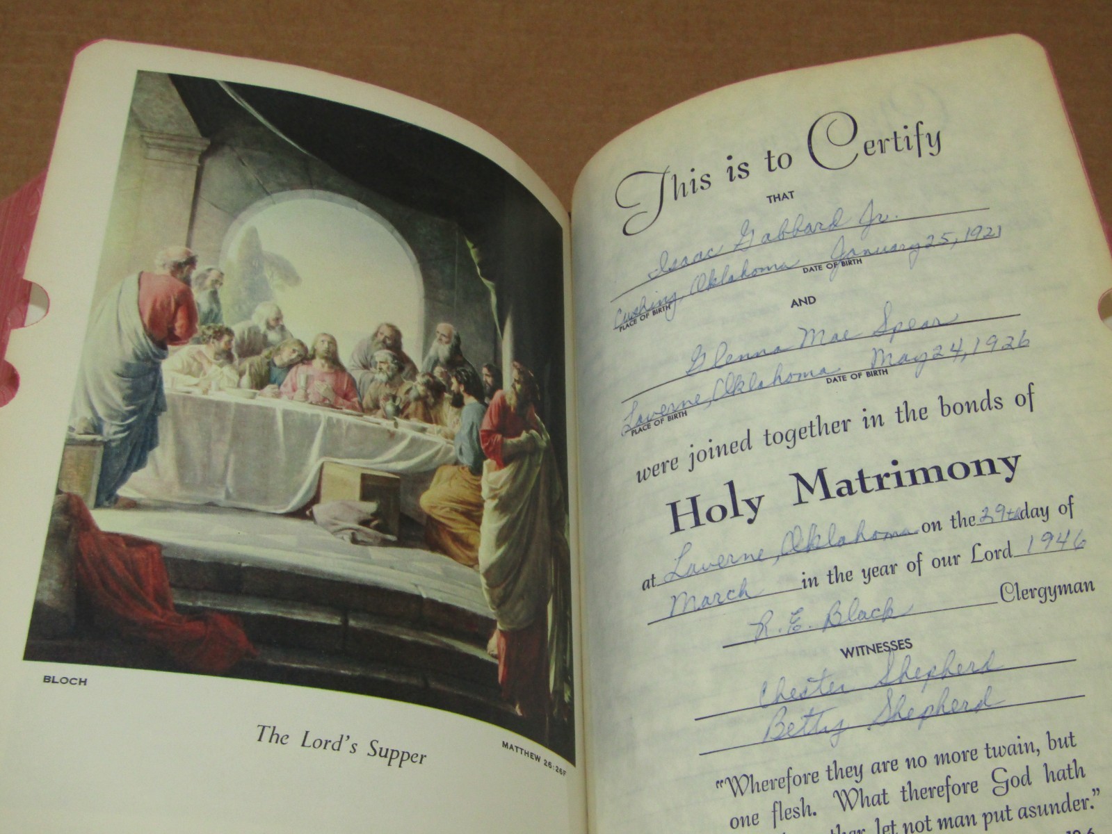 Holy Bible Concordance Reference Edition Red Letter Sears Roebuck 1944