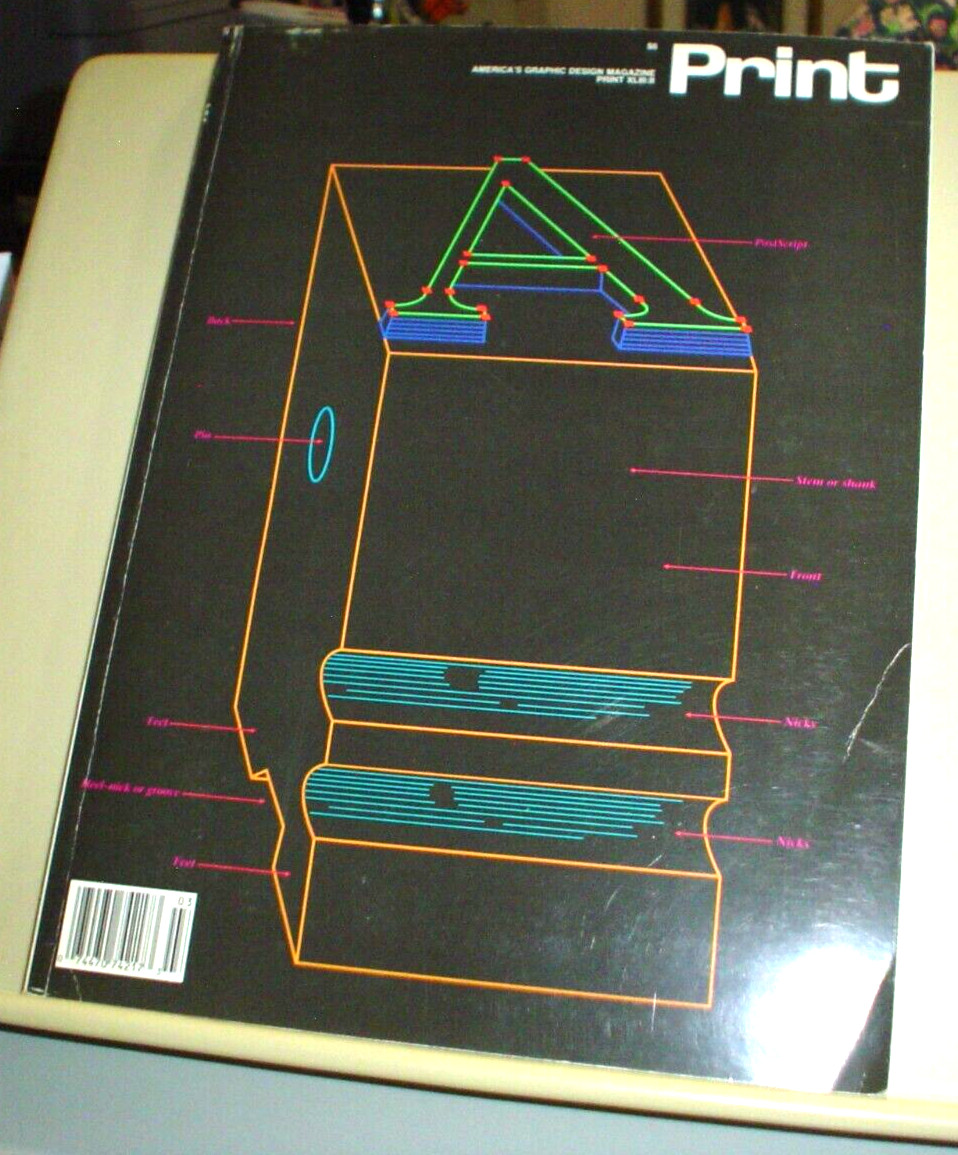 PRINT MAGAZINE March April 1989 GRAPHIC DESIGN MAGAZINE Art ADVERTISING