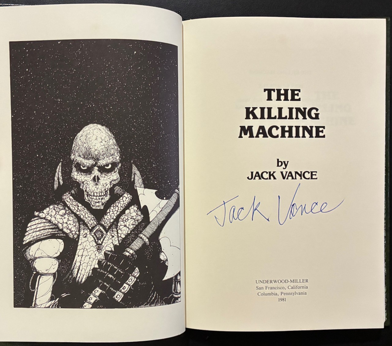The Killing Machine Demon Prince II by Jack Vance 1981 SIGNED Limited Edition HC