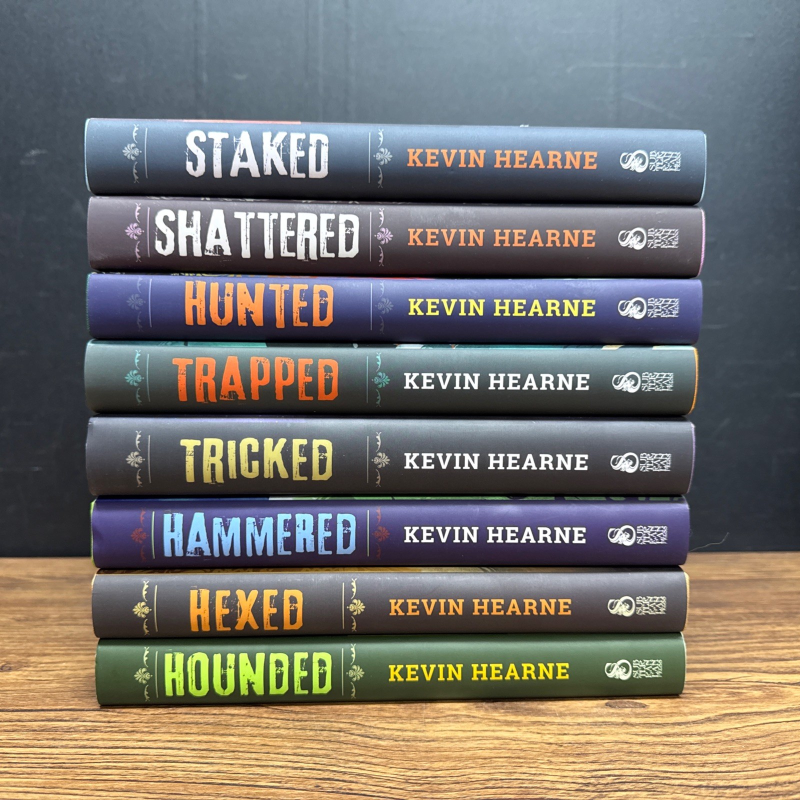 The Iron Druid Chronicles Kevin Hearne ~ SIGNED 8 Volumes MATCHING # 144 of 500
