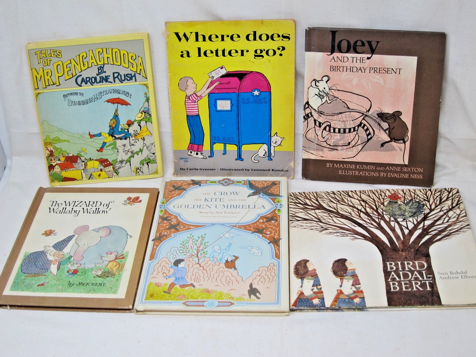 LOT of 6 VINTAGE COLLECTIBLE CHILDREN’S PICTURE BOOKS 1970’s