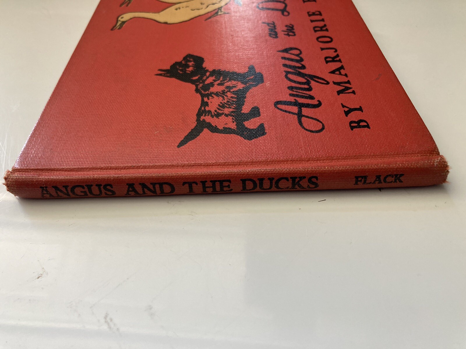 Angus And The Ducks By Marjorie Flack 1930 Follett Library Binding Ex-Library