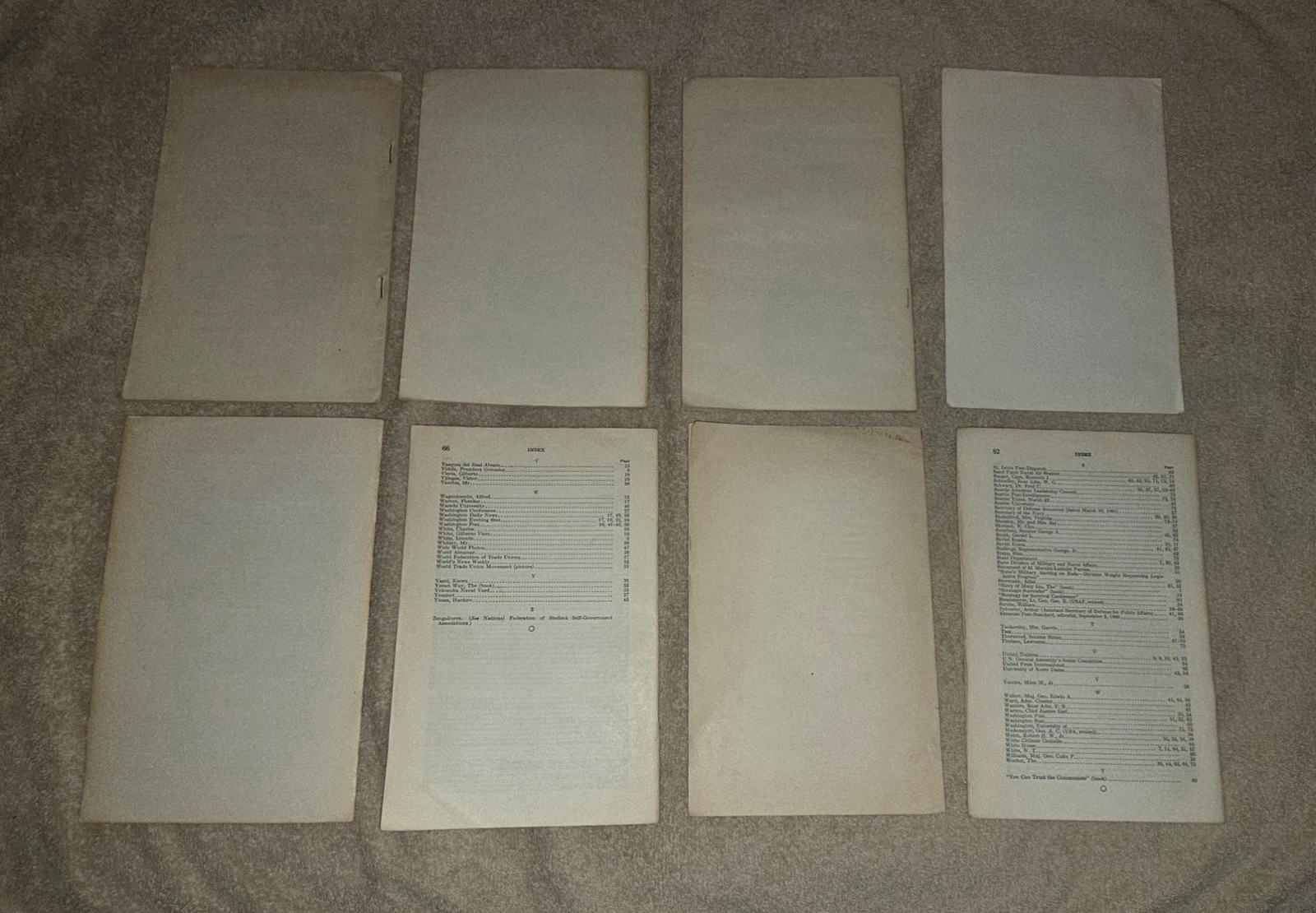 House Committee on Un-American Activities LOT OF 8- China- Language as a Weapon