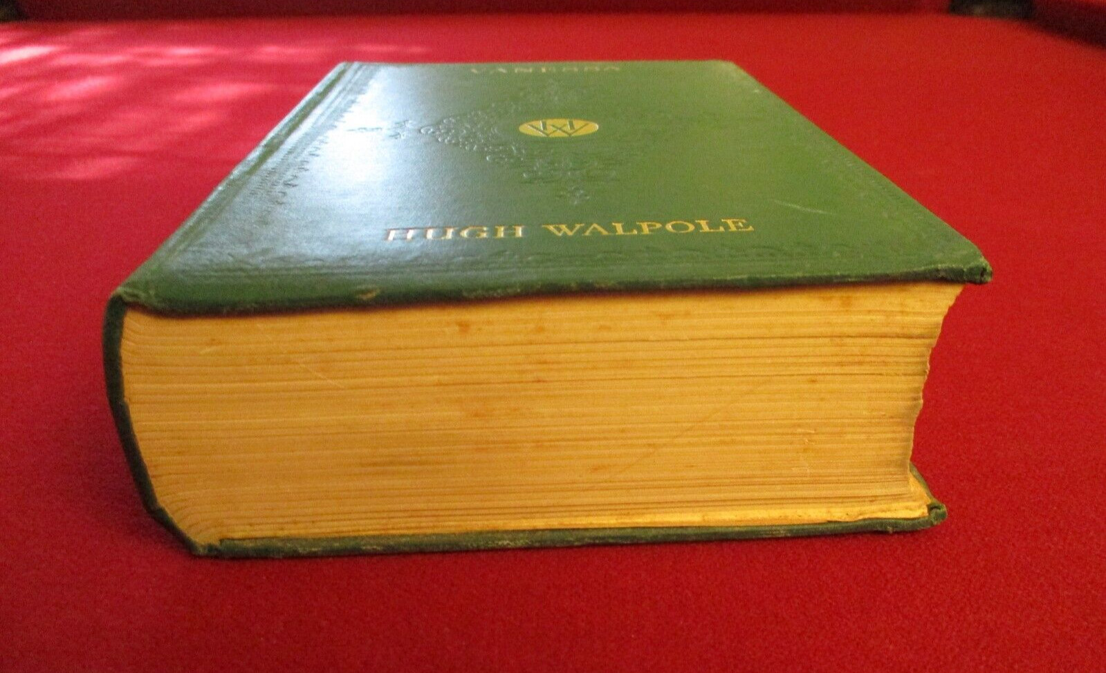 SIGNED (Inscribed) ~ Vanessa by Hugh Walpole (1933) Second Printing Novel