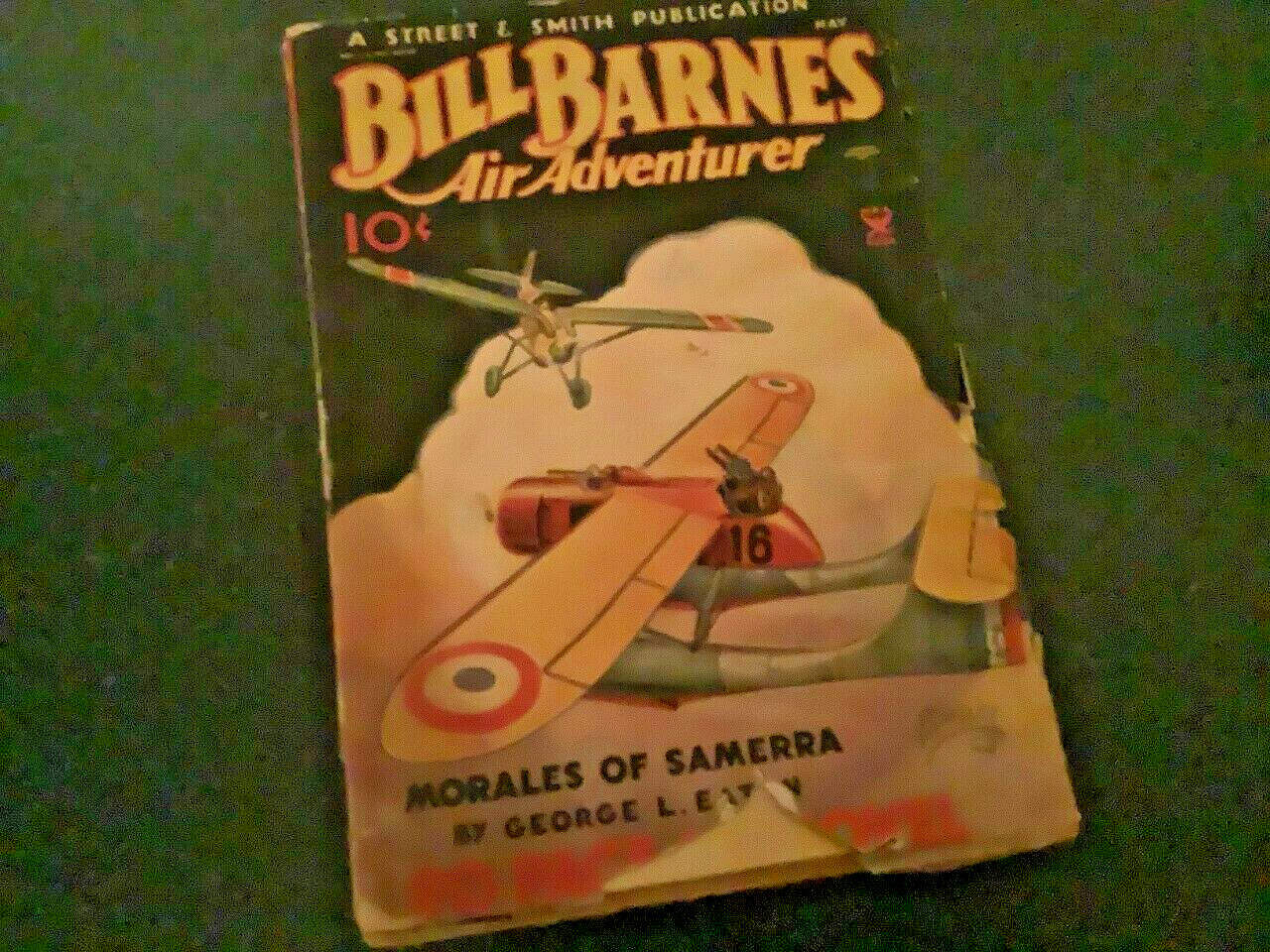 Bill Barnes Air Adventure pulp May 1935 Aviation art stories Frank Tinsley