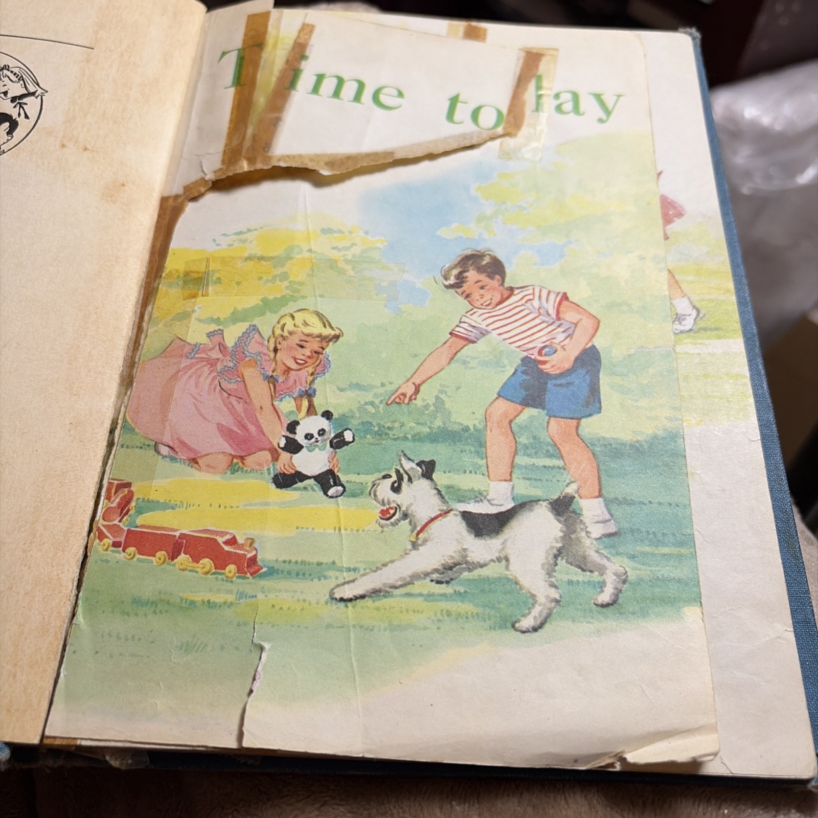 Vintage 1965 Time To Play Betts Basic Reader Anniversary Edition HC Crafts