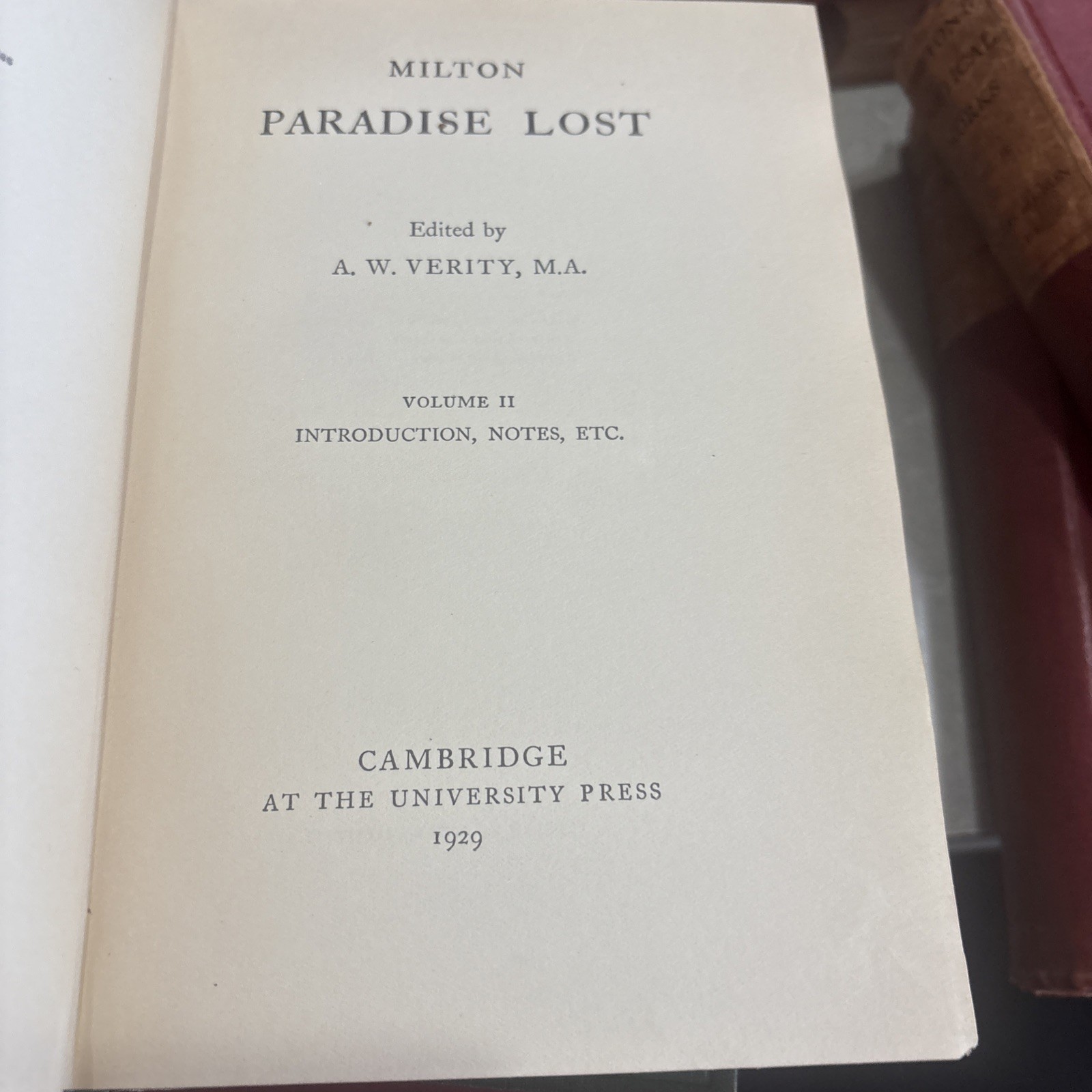 John Milton’s Antique Book Lot