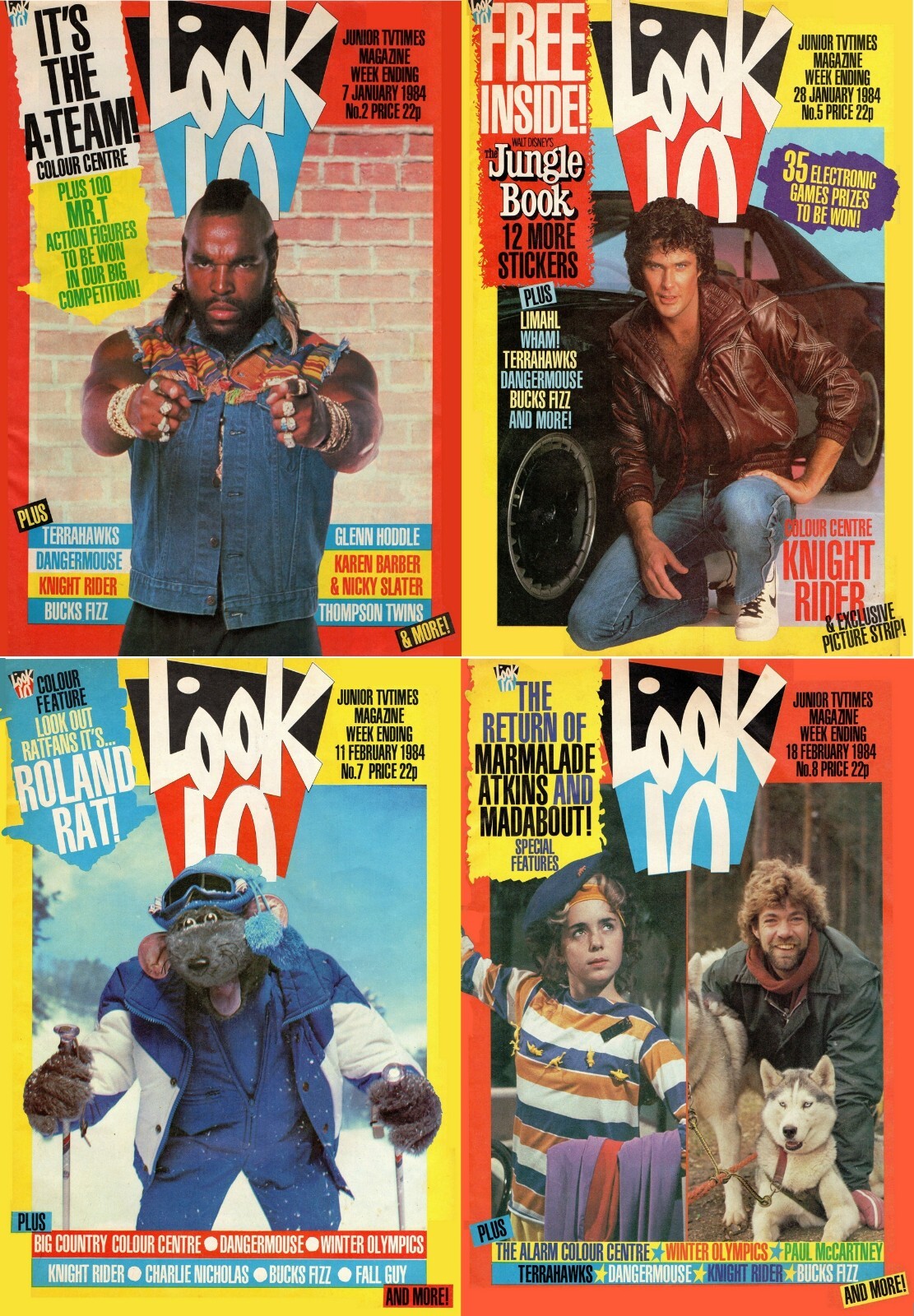 24 Old Issues of Look-In – United Kingdom Television Magazine V.14 (1984) on DVD