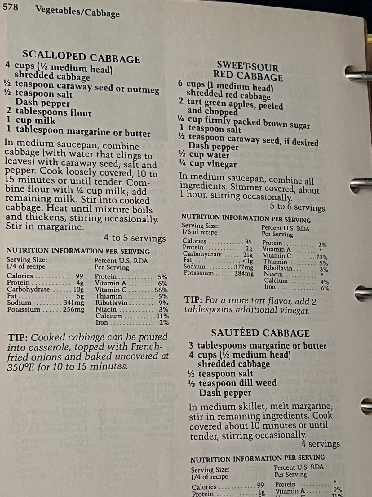 Pillsbury Kitchen’s Cookbook 6th Printing 1984 Hard Cover