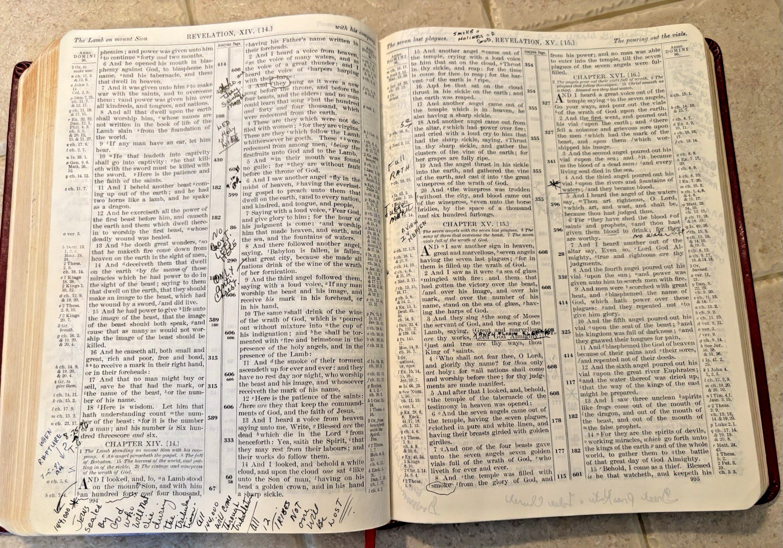 Holy Bible New Analytical Study Edition Genuine Leather Crusade KJV 1970