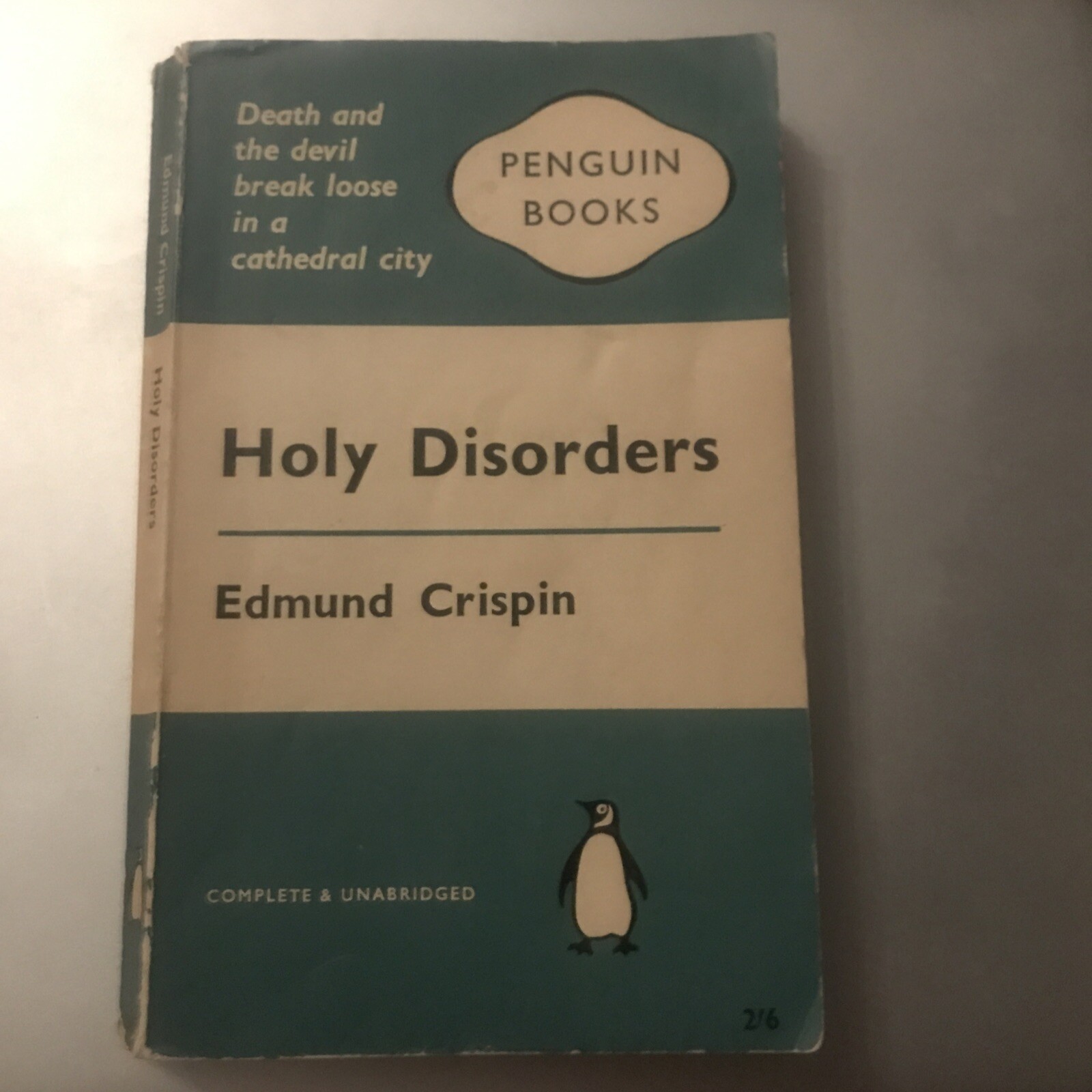 HOLY DISORDERS – EDMUND CRISPIN – PENGUIN #1333 1ST/2ND THUS 1960