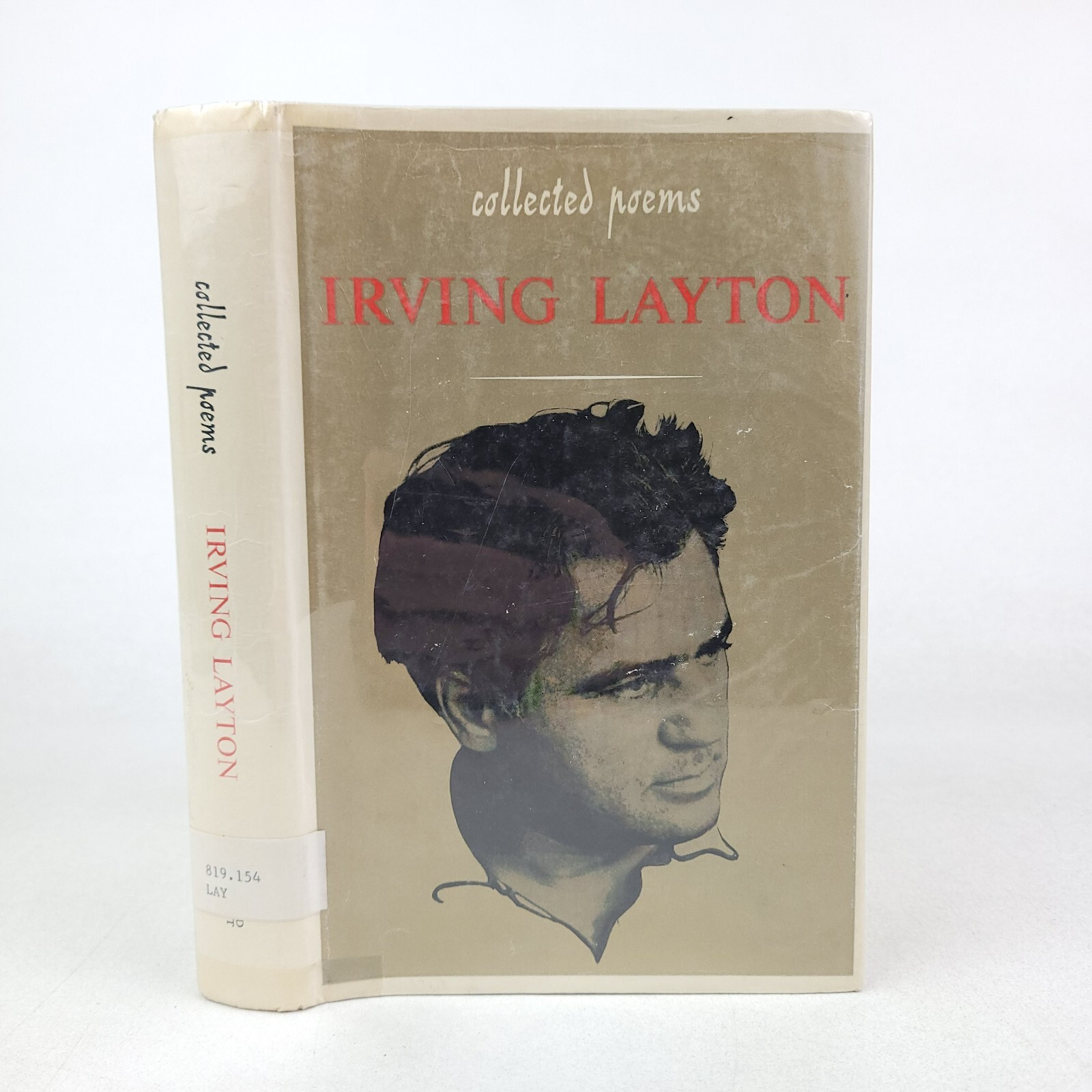 Collected Poems, Irving Layton; 1965 HC/DJ McClelland Stewart Ex-Library