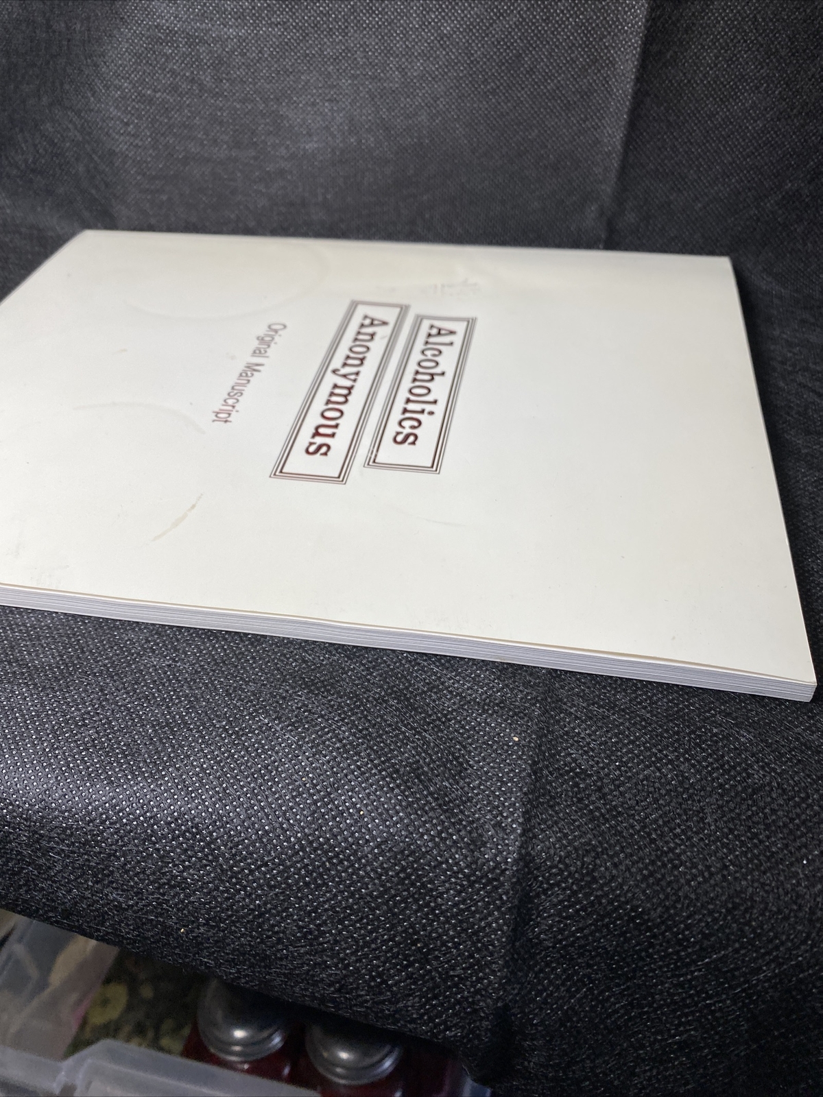 Alcoholics Anonymous, Original Manuscript 1990s Print Purple Salamander